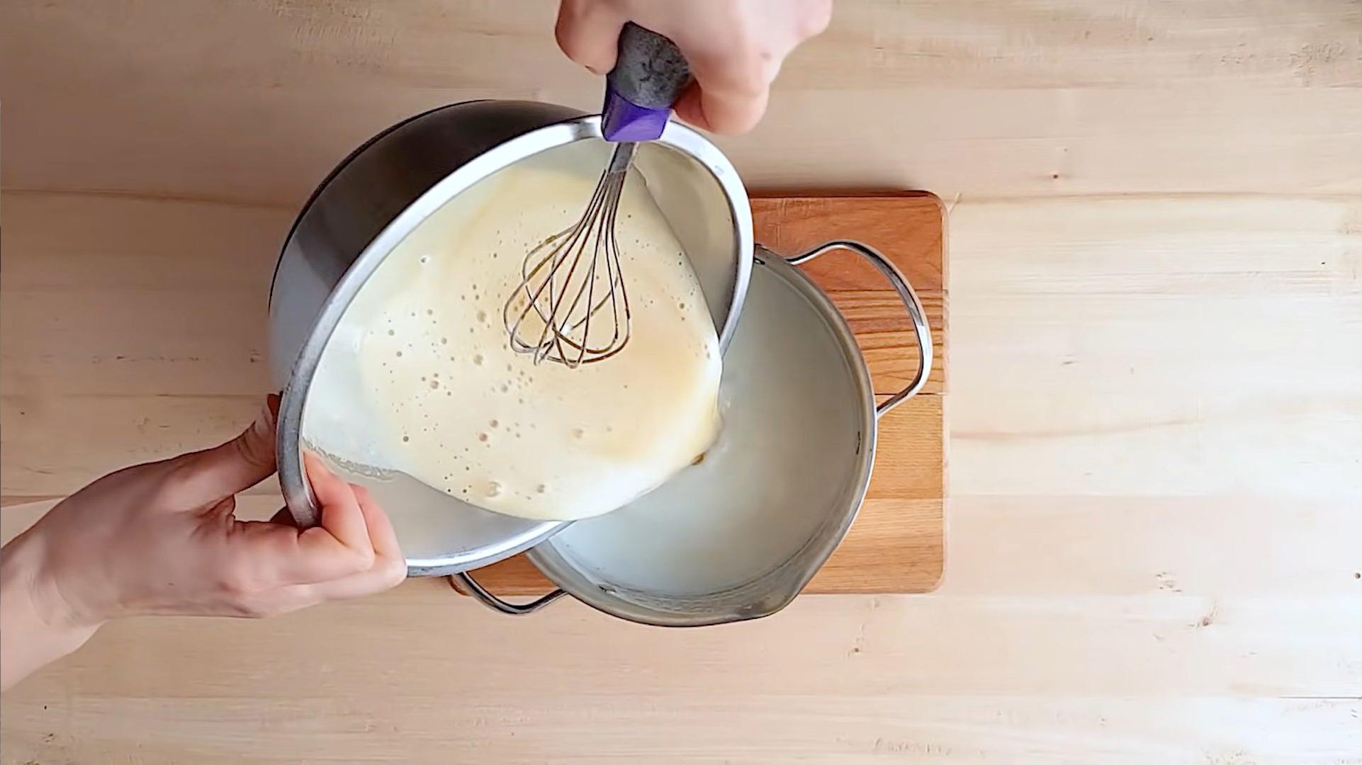 Recepta de crema anglesa per a Napoleó - pas 8