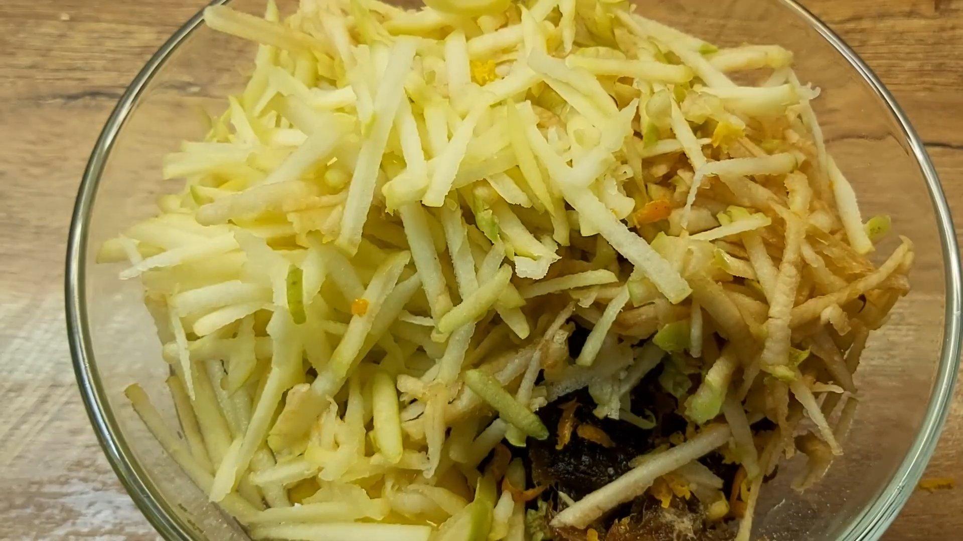 وصفة - كعكات الشوفان الصحية مع التفاح، خالية من السكر - الخطوة 6-2