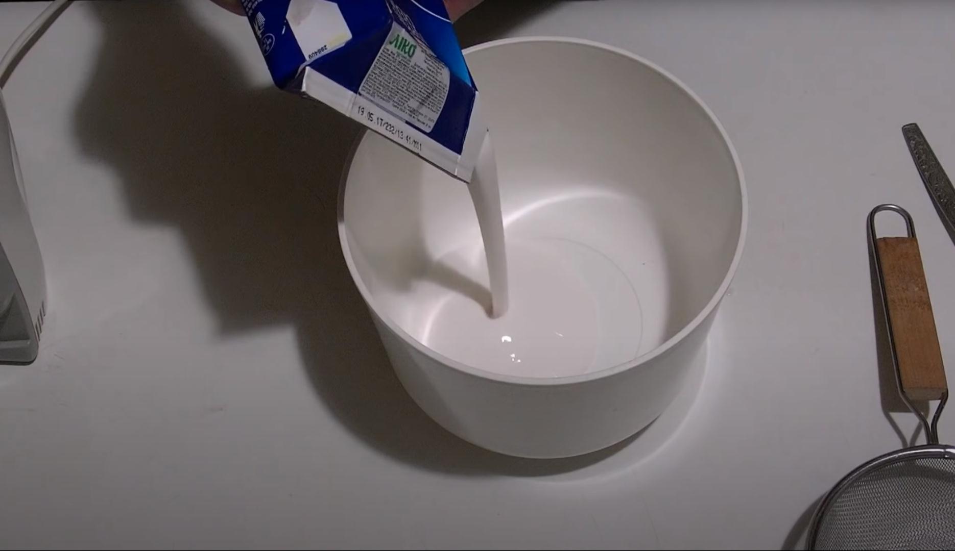 Rezept – Buttercreme für „Medovik“ – Schritt 2