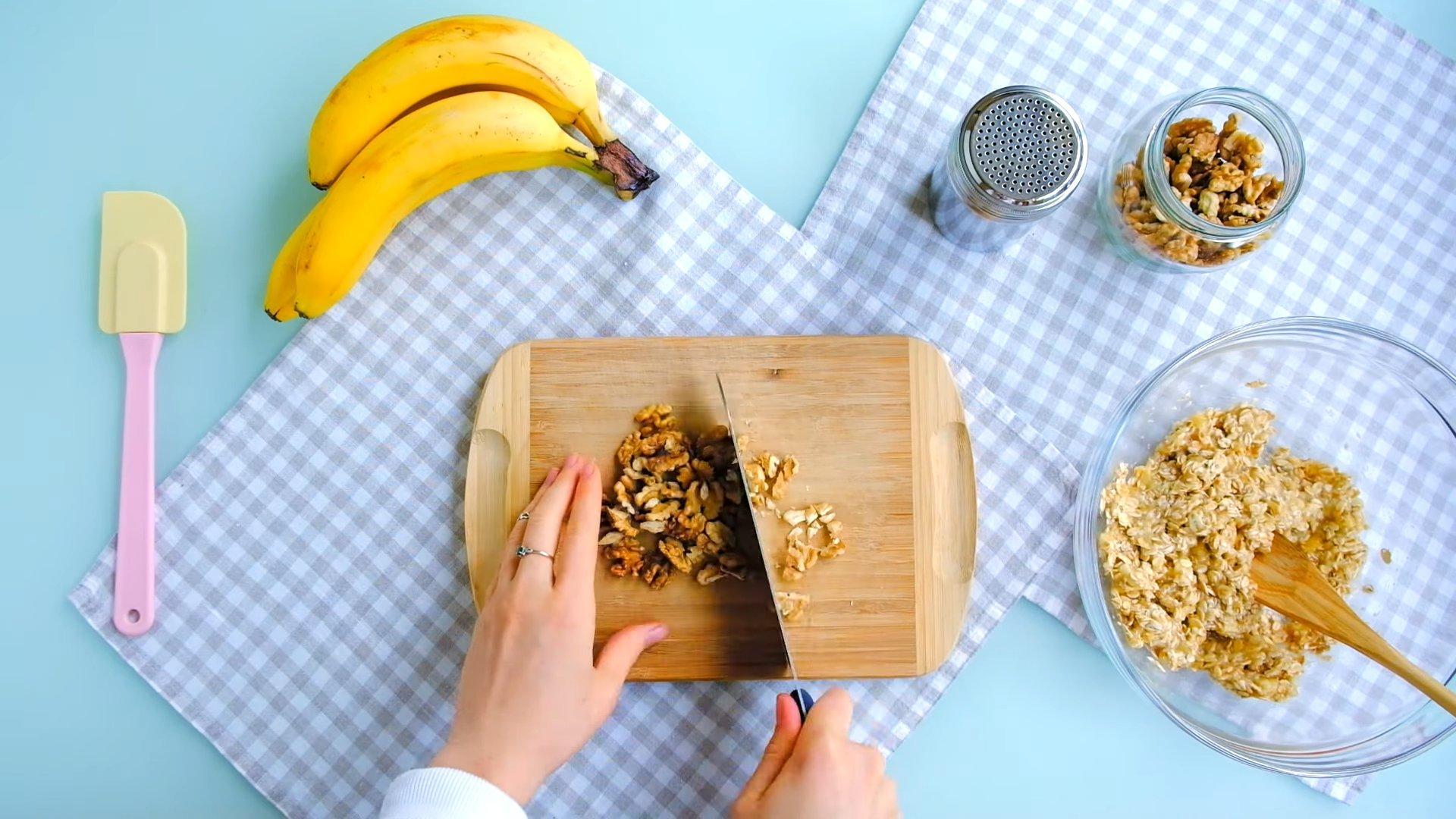 Recette - Biscuits diététiques à l'avoine et à la banane - Étape 4-1