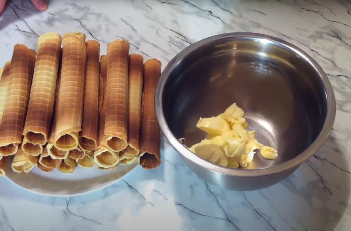 وصفة - كريمة لفائف الويفر مع الحليب المكثف - الخطوة 2