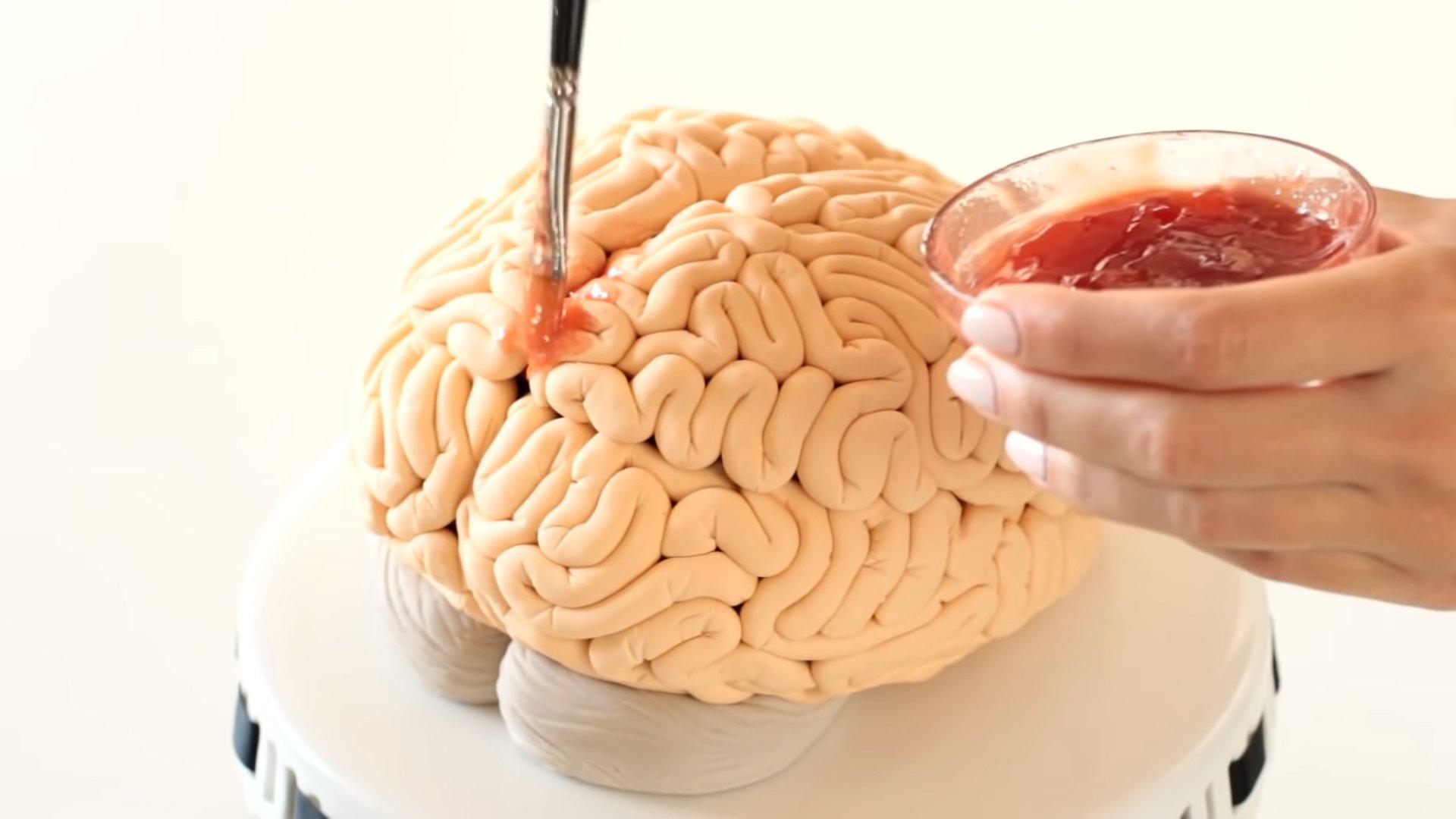 Ricetta - Torta al cervello realistica - Fase 16-1