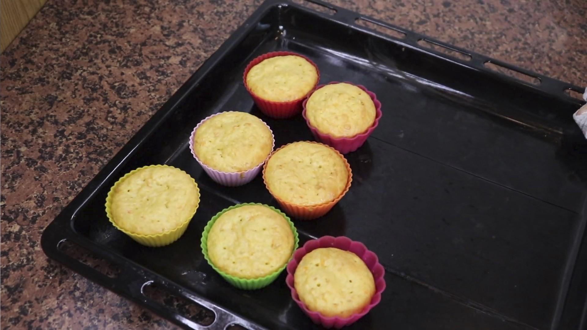 وصفة - كب كيك اليقطين على شكل مومياء - الخطوة 7-2