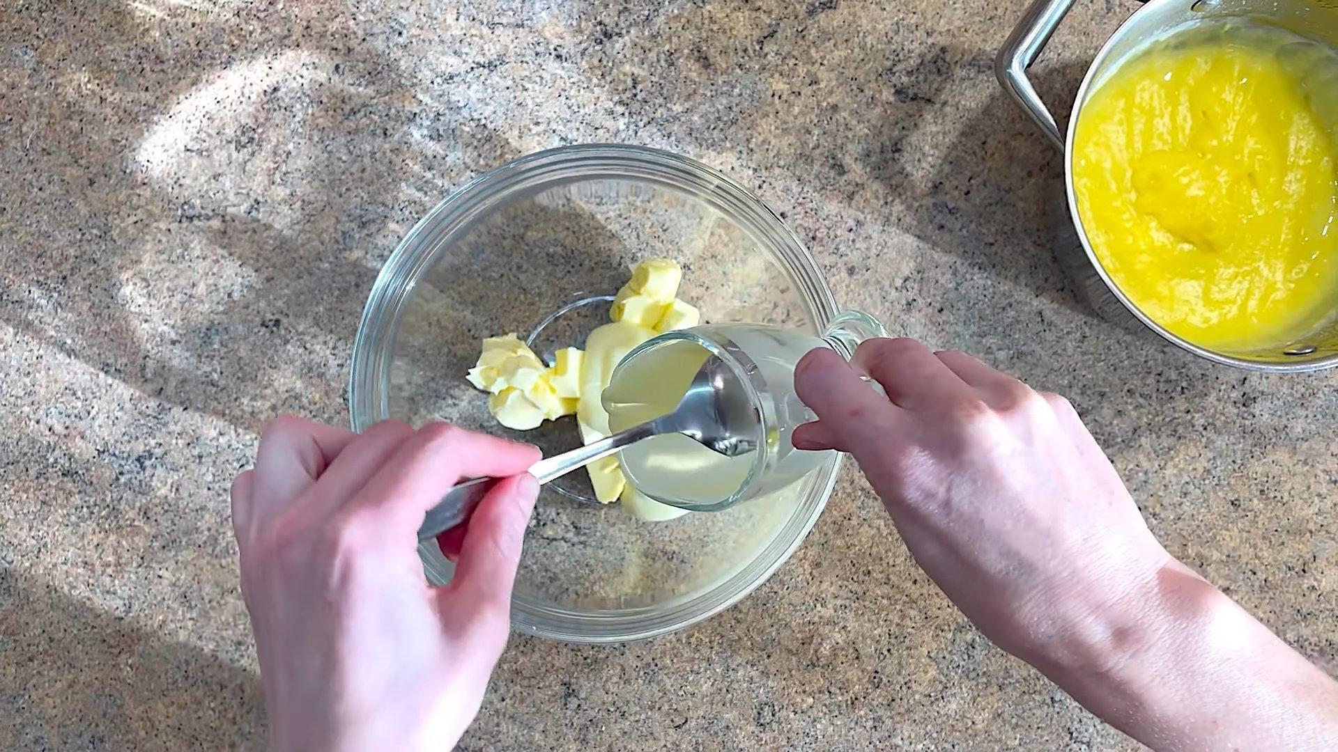 وصفة - كريمة الإكلير بالحليب المكثف - الخطوة 7-2