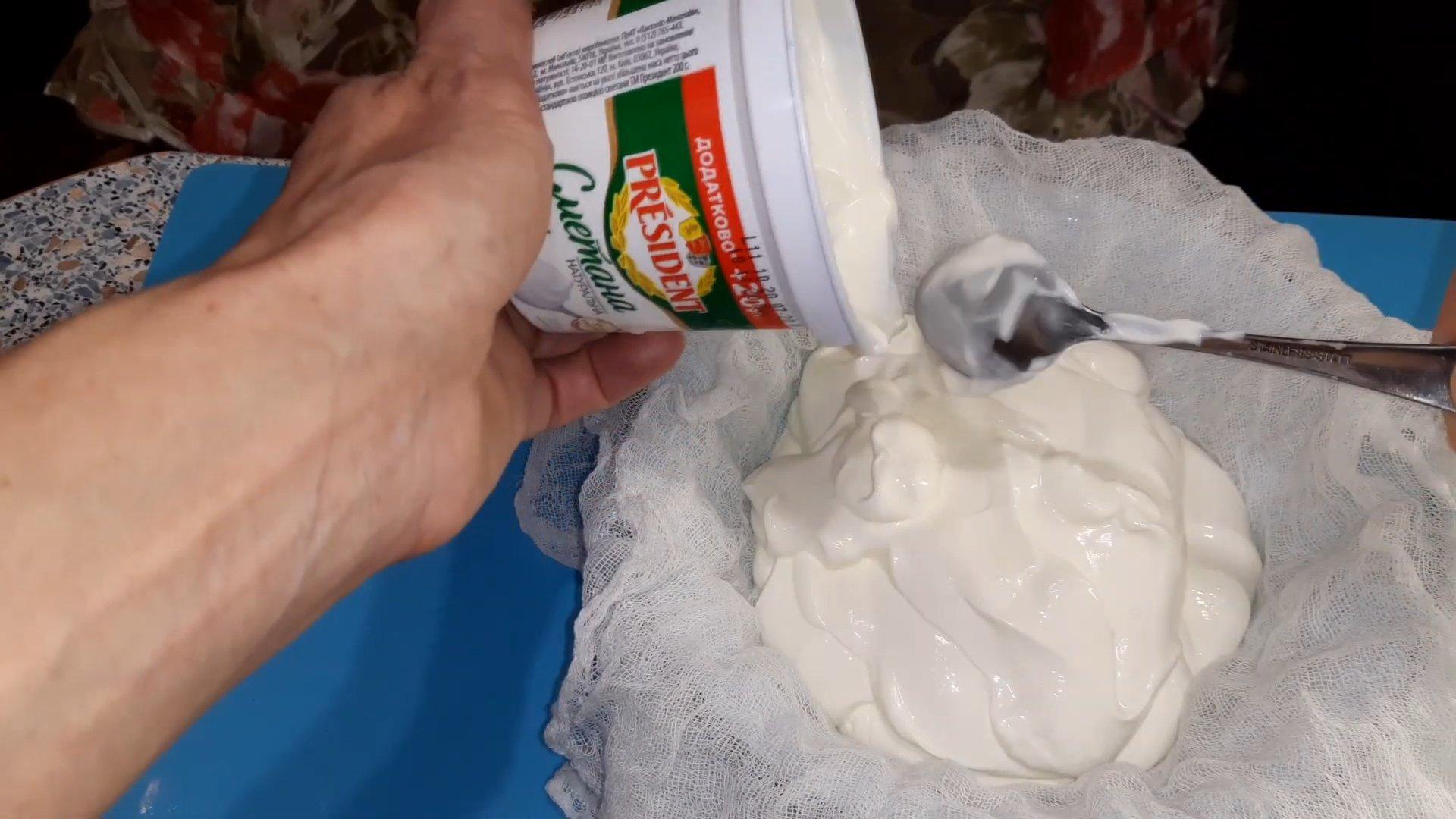 Ricetta - Panna acida con gelatina - Fase 2