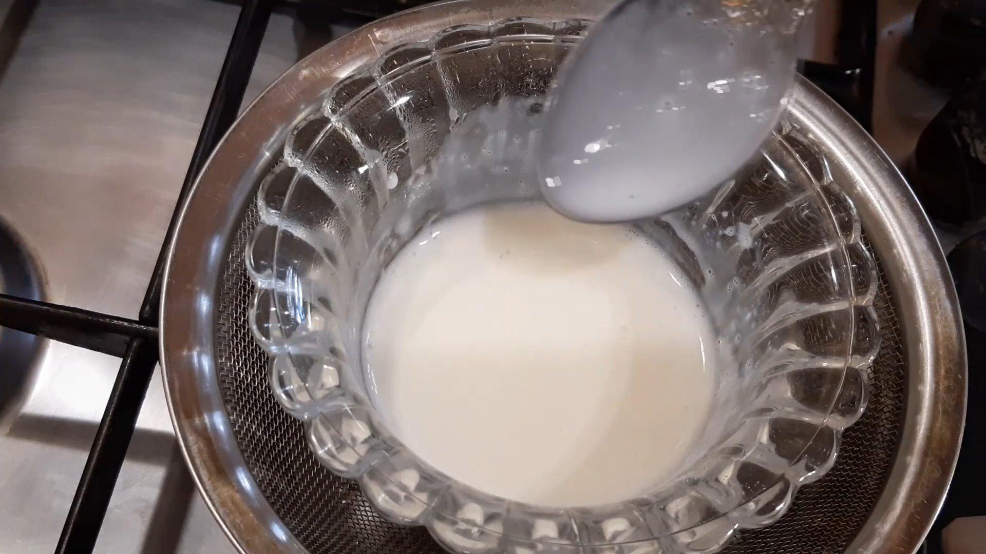 Ricetta - Panna acida con gelatina - Fase 4