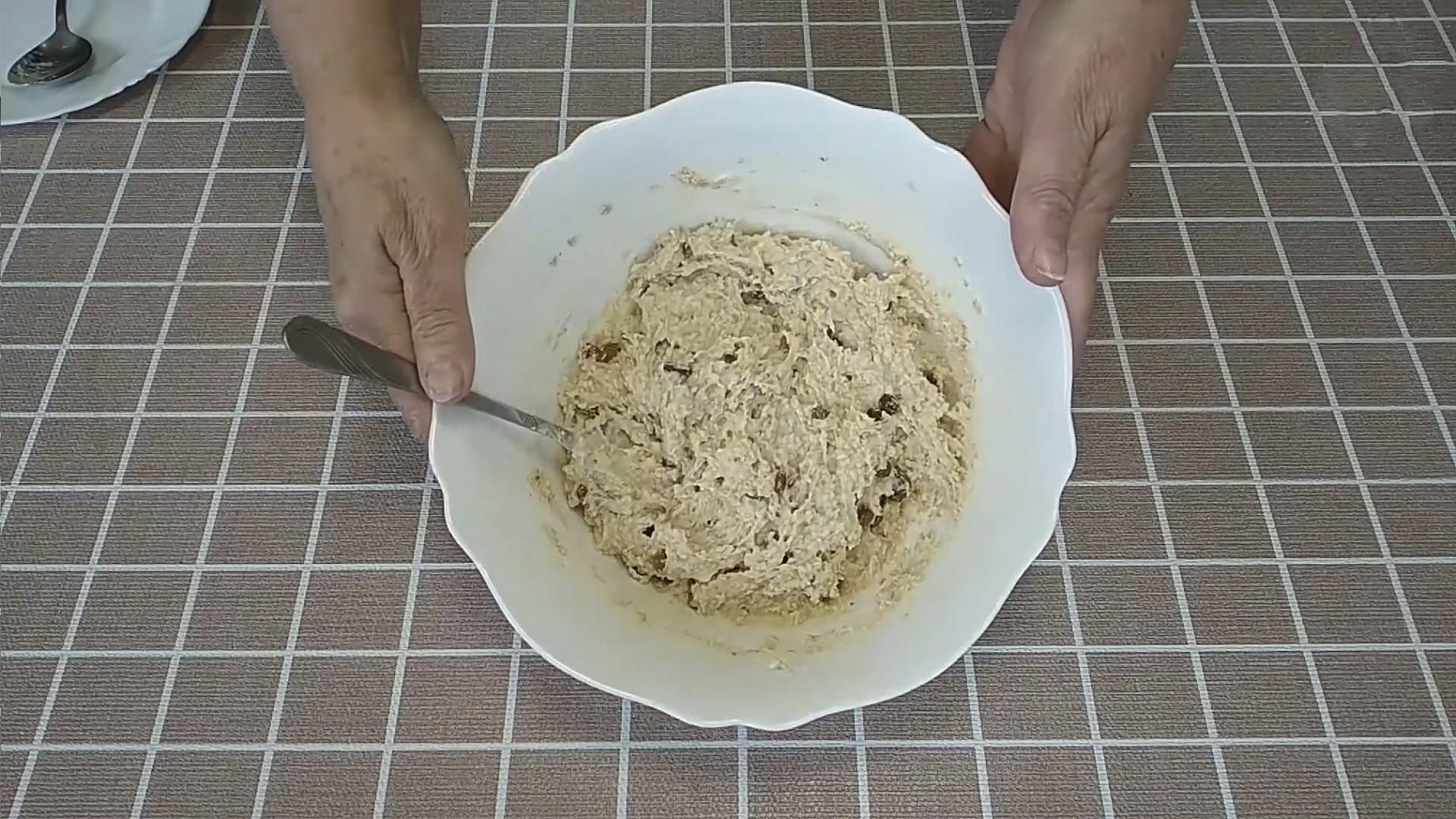 Recette - Délicieux biscuits à l'avoine avec du kéfir et des raisins secs - Étape 8-2