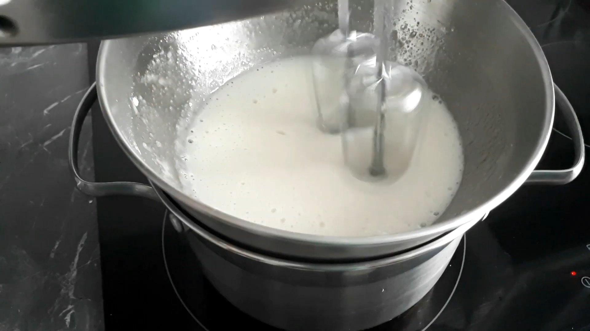 Recepta - Crema de proteïnes amb sucre en pols i vainilla - Pas 4