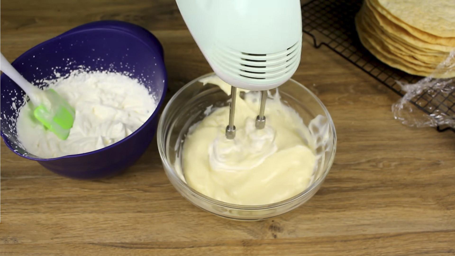 وصفة - آيس كريم الكاسترد لكعكة نابليون - الخطوة 7