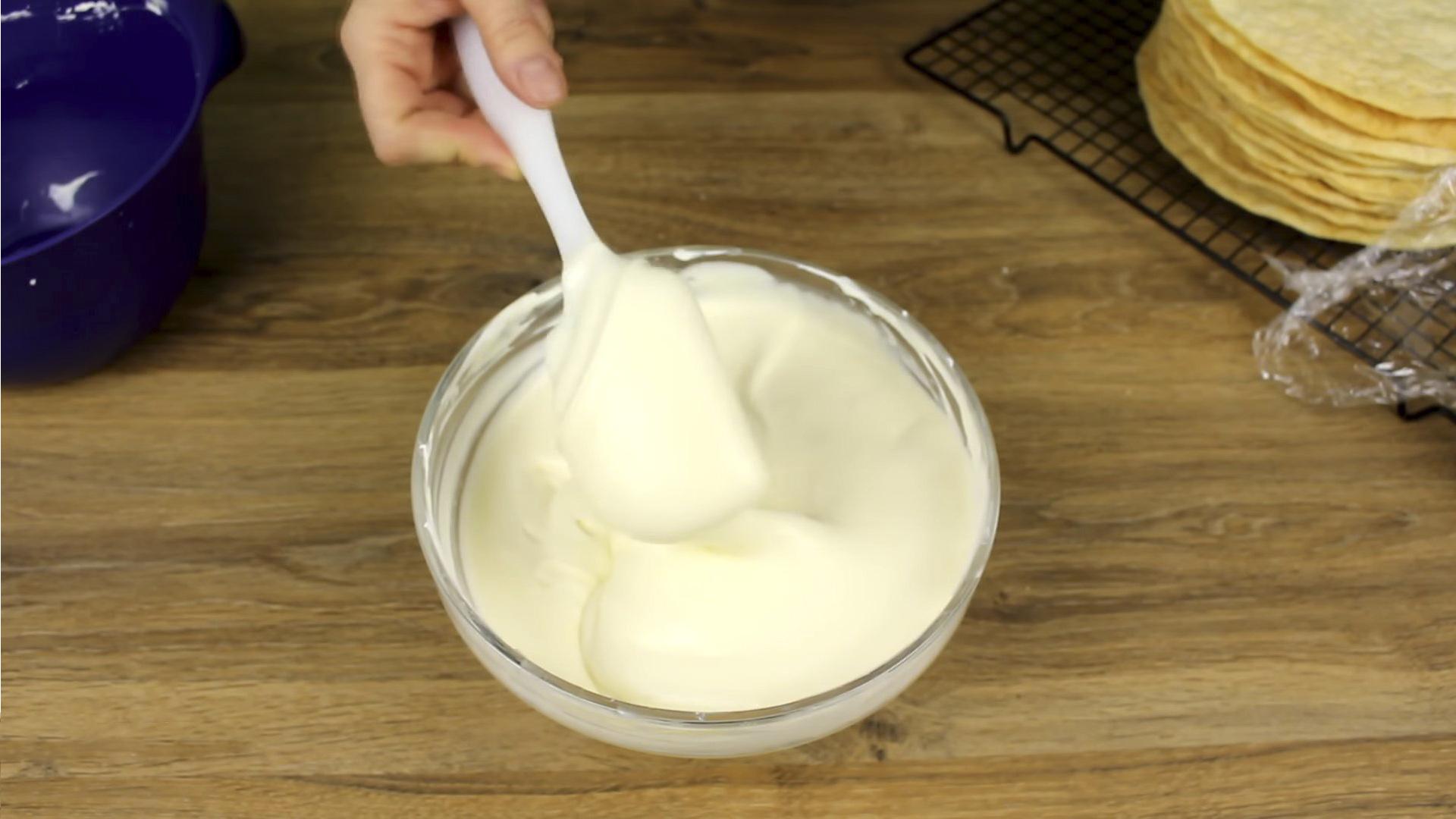 وصفة - كاسترد "الآيس كريم" لكعكة "نابليون" - الخطوة 9-1