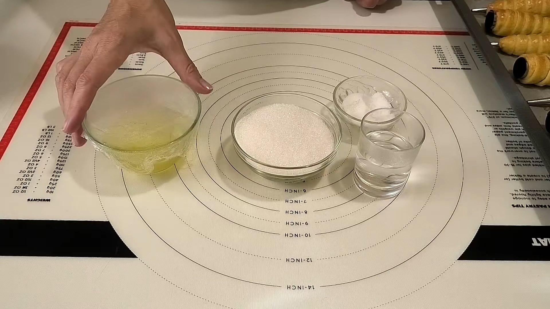 Recepta - Crema de proteïnes com a l'URSS - pas 1