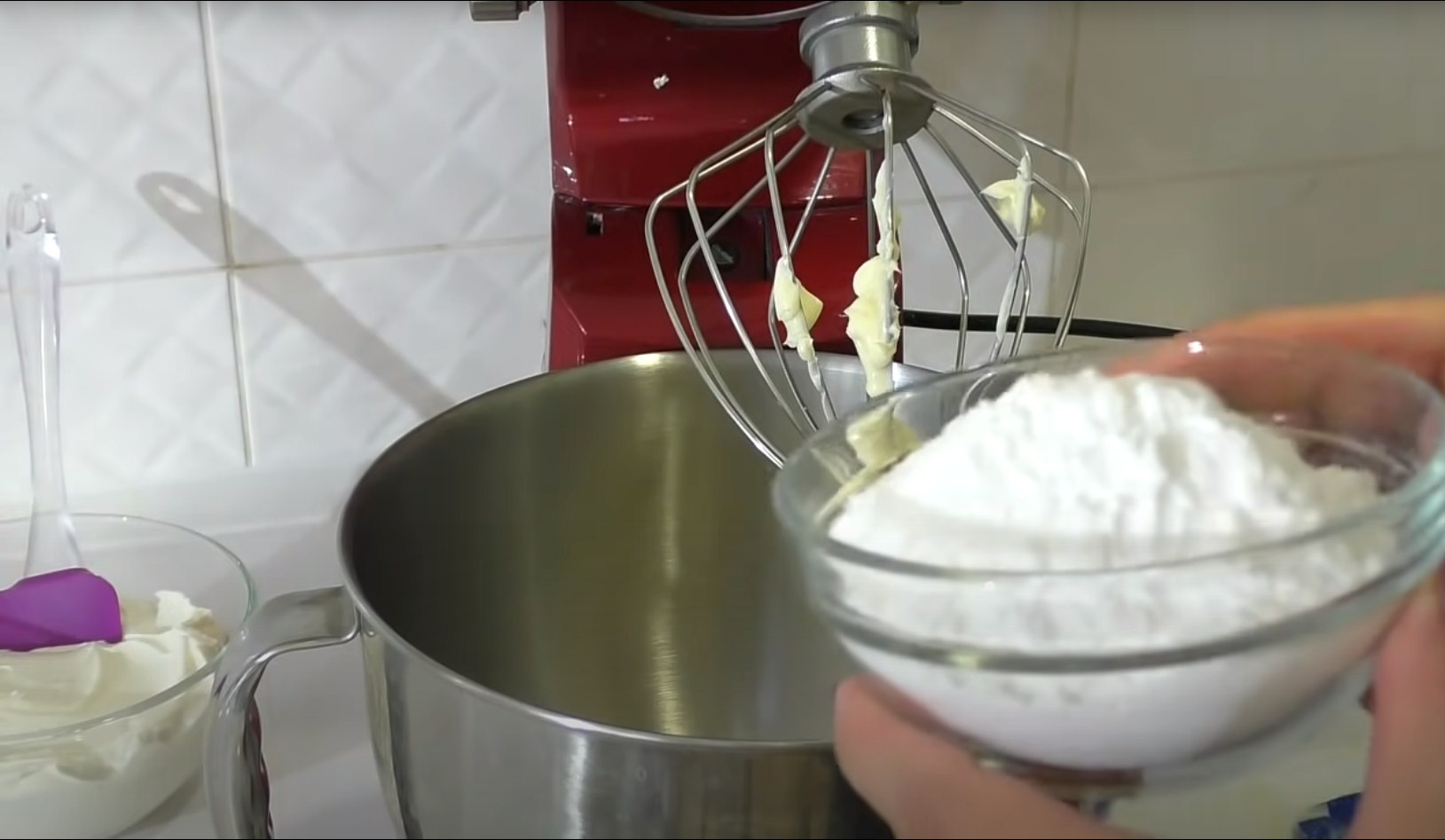 وصفة - حشوة جبنة كريمية لرقائق الويفر - الخطوة 3-2