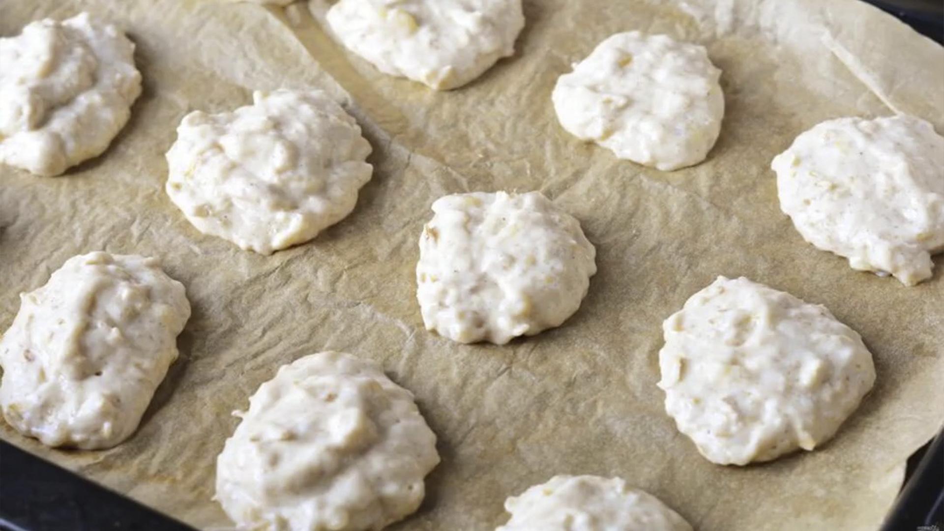 Recette - Biscuits à l'avoine, banane et kéfir - Étape 6