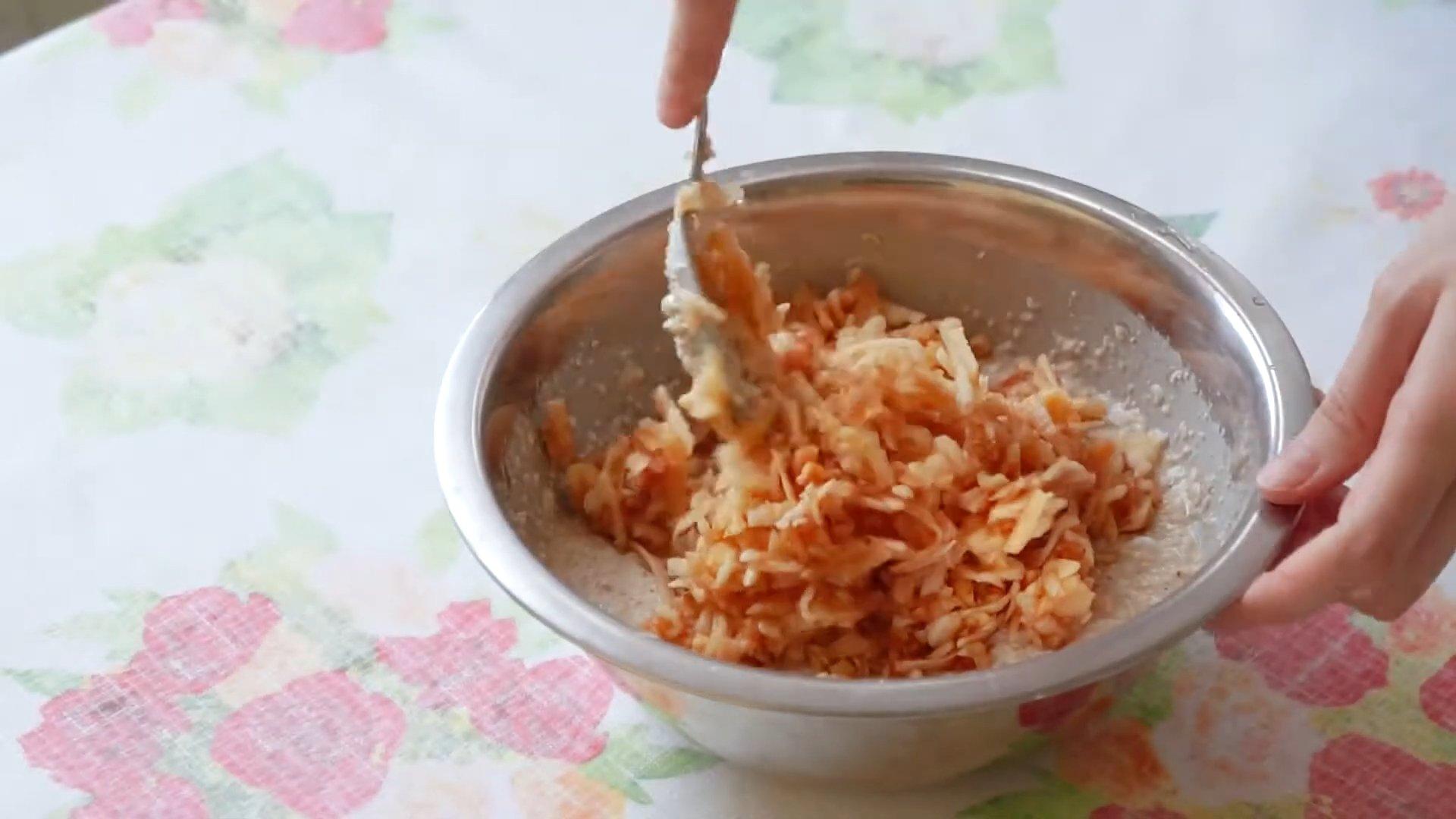 وصفة - كعكات الشوفان والتفاح خلال فترة الصيام - الخطوة 7