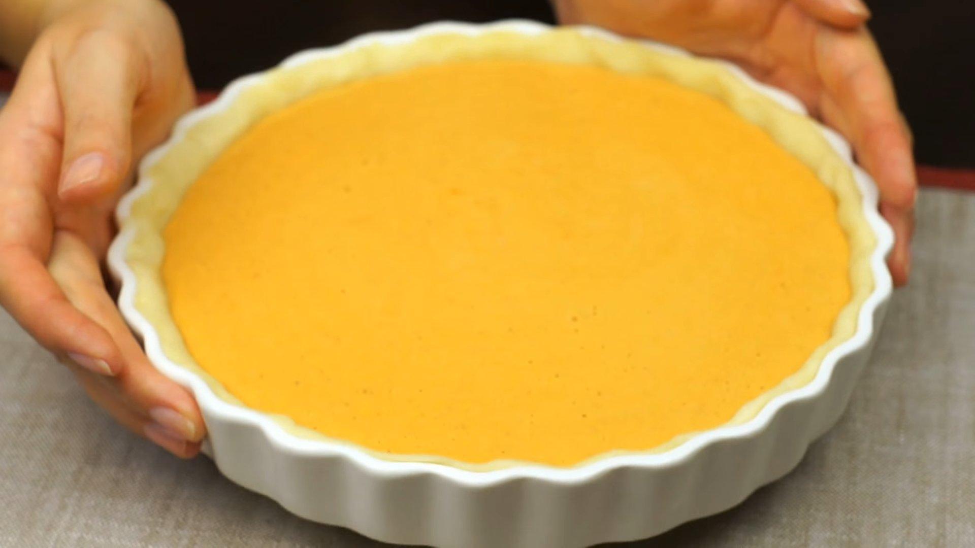 Opskrift - Halloween græskartærte - Trin 10