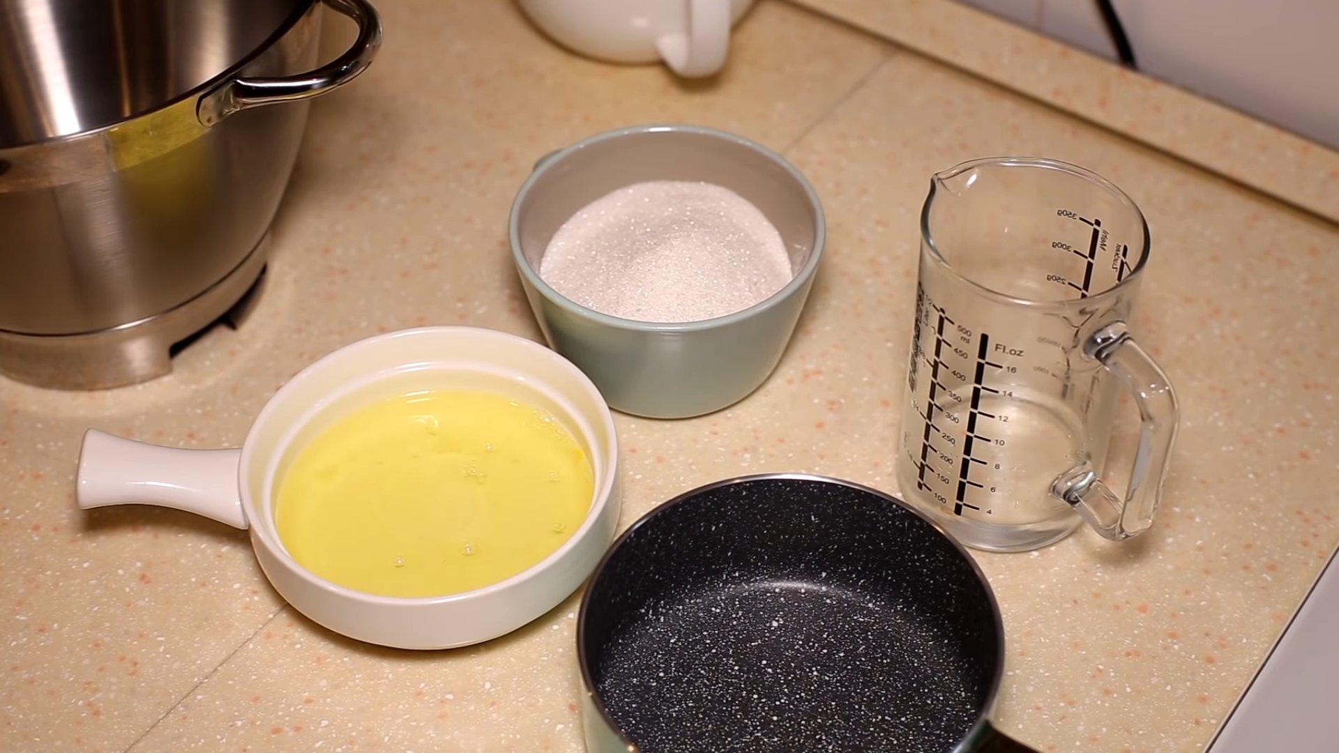 Rezept – Proteincreme für Blätterteigröllchen – Schritt 1