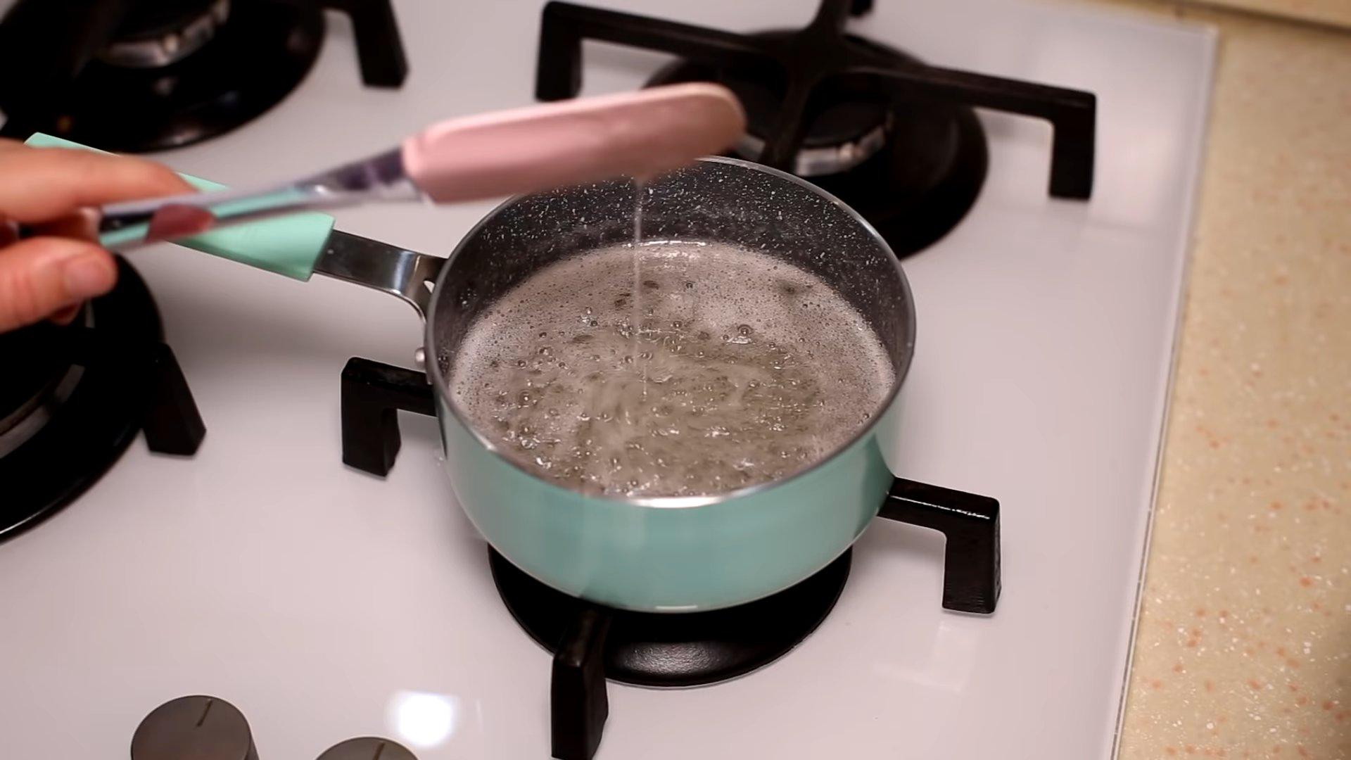 Rezept – Proteincreme für Blätterteigröllchen – Schritt 3