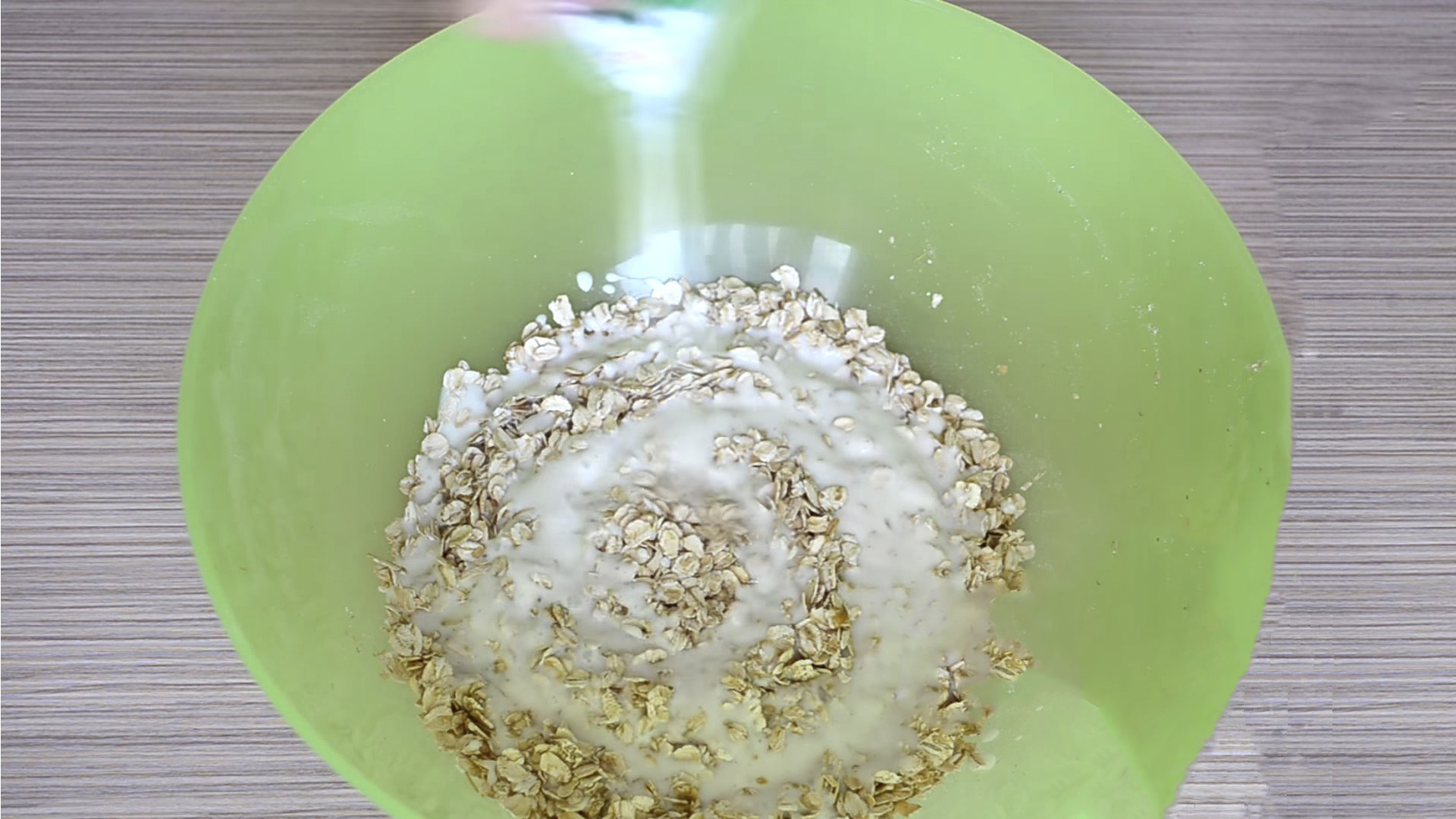 Recette - Biscuits banane-avoine-pomme - Étape 2