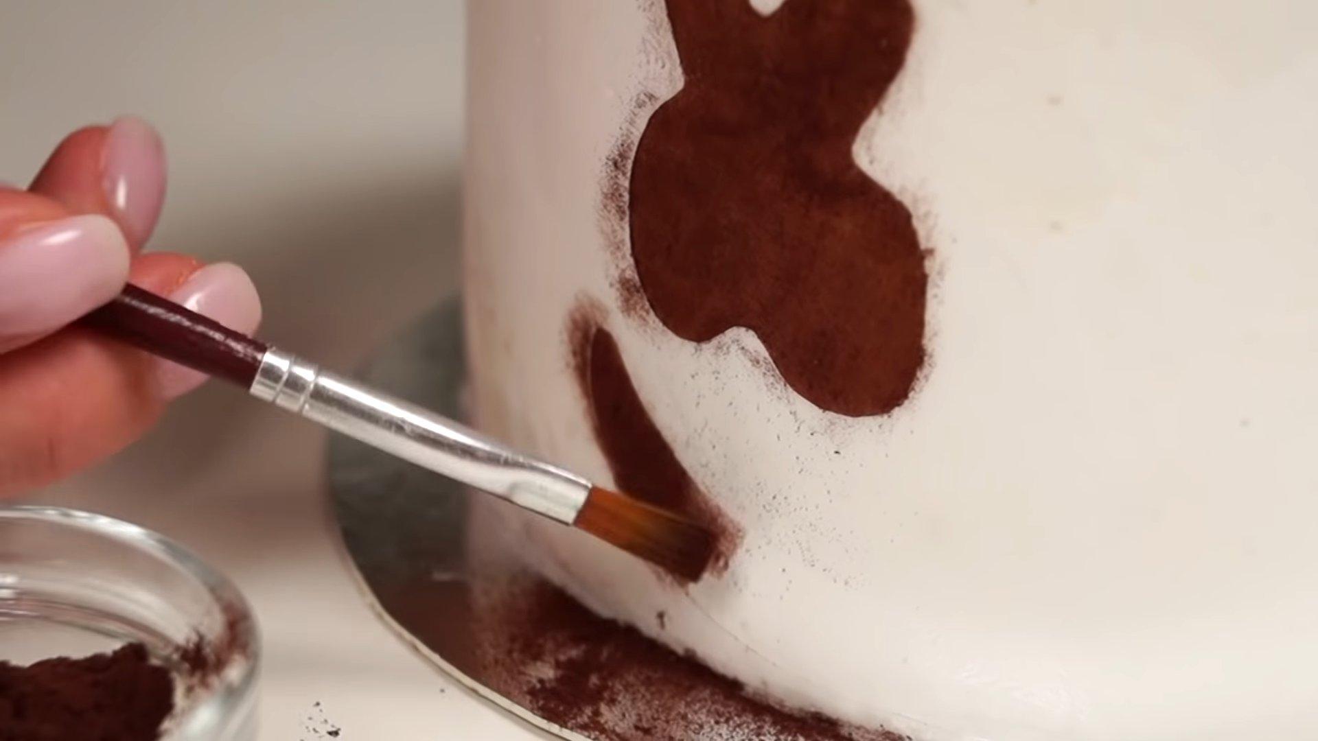 Ricetta - Torta con maschera di marshmallow di Halloween - Fase 11-2