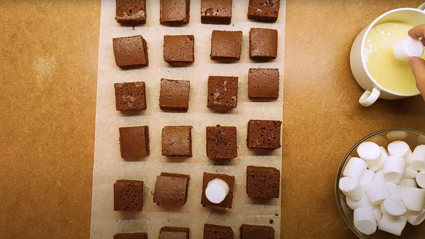 Opskrift - Spøgelsesbrownies - Trin 8