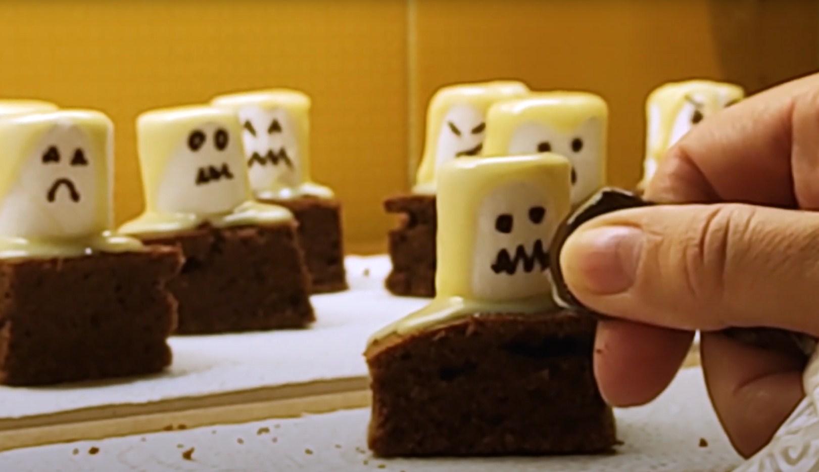 Opskrift - Spøgelsesbrownies - Trin 9-2