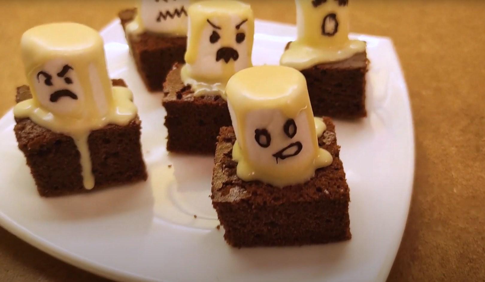 Opskrift - Spøgelsesbrownies - Trin 9-3