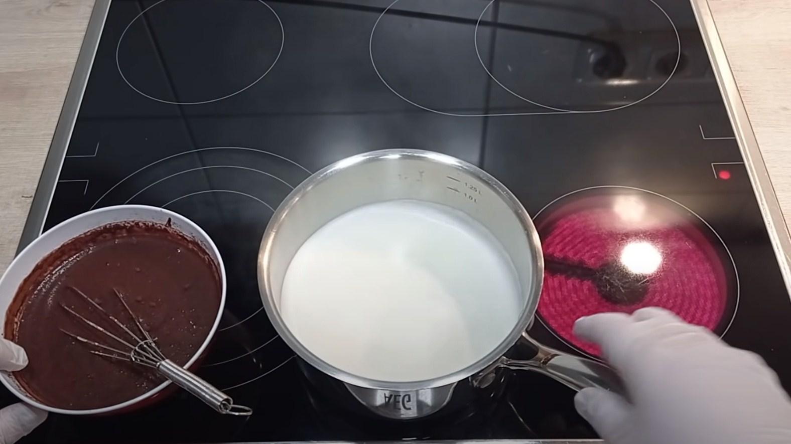 وصفة - كريمة الشوكولاتة اللذيذة - الخطوة 3