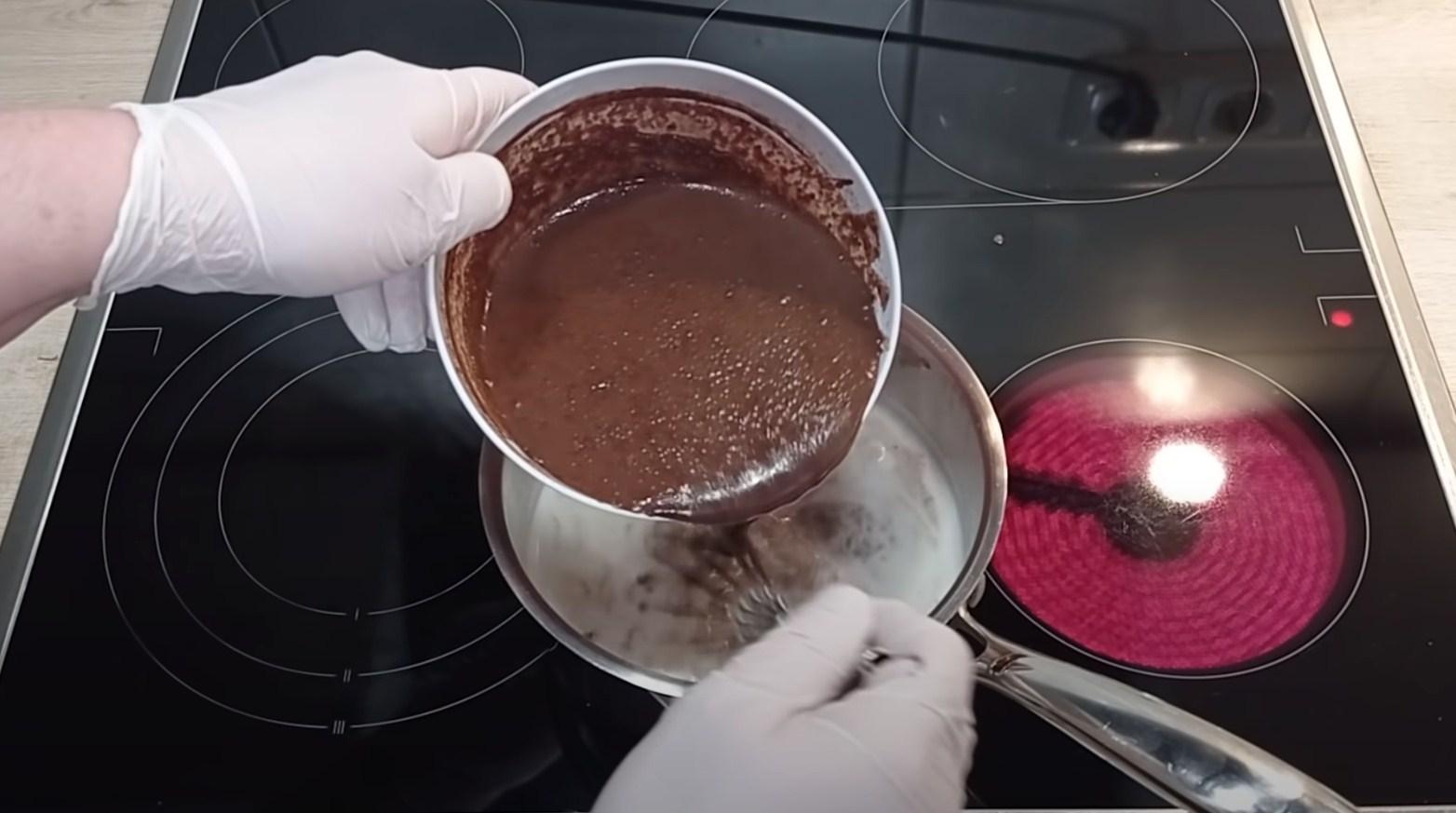 وصفة - كريمة الشوكولاتة اللذيذة - الخطوة 4