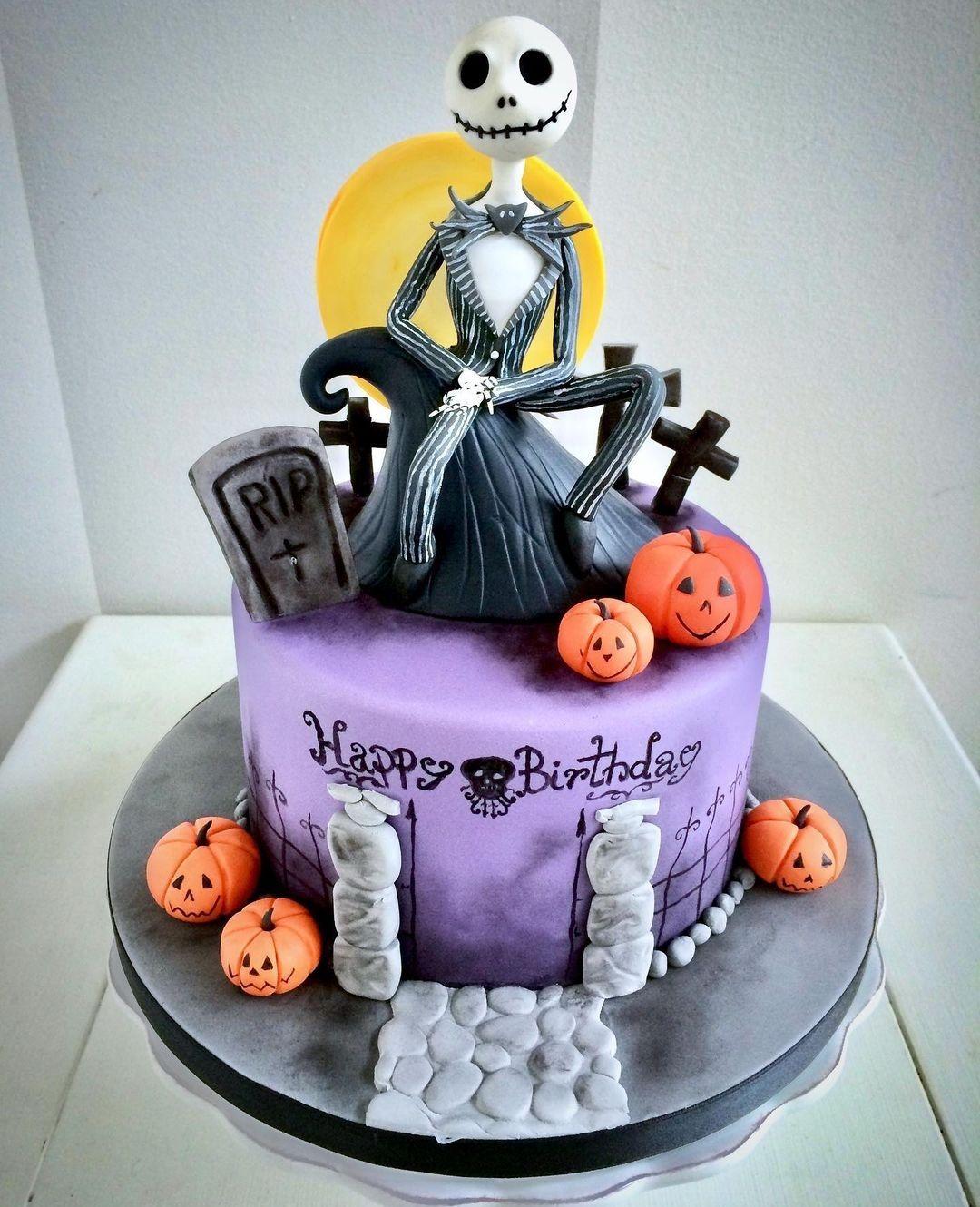 Idee per decorare torte di Halloween - Foto 16