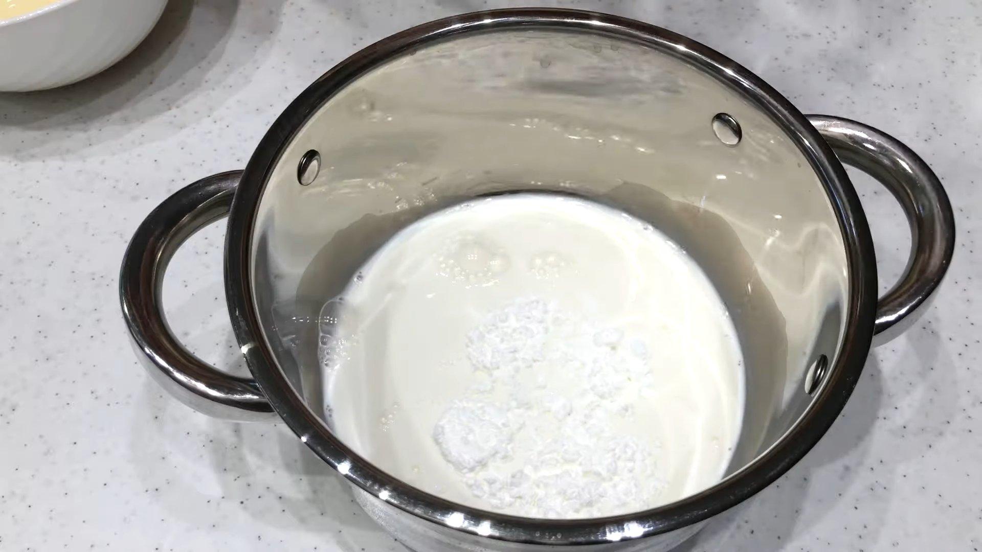 وصفة - كريمة بالحليب المكثف بدون زبدة - الخطوة 3