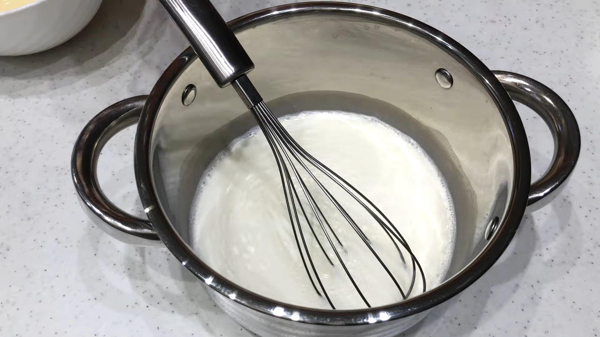 وصفة - كريمة بالحليب المكثف بدون زبدة - الخطوة 4