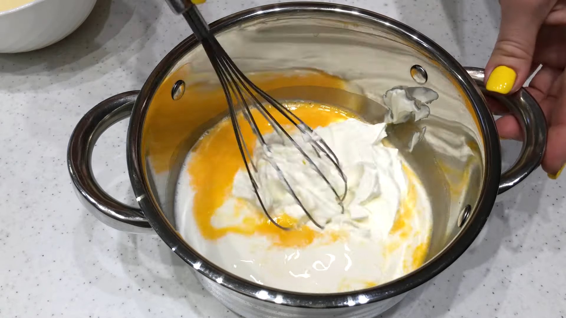 وصفة - كريمة بالحليب المكثف بدون زبدة - الخطوة 7