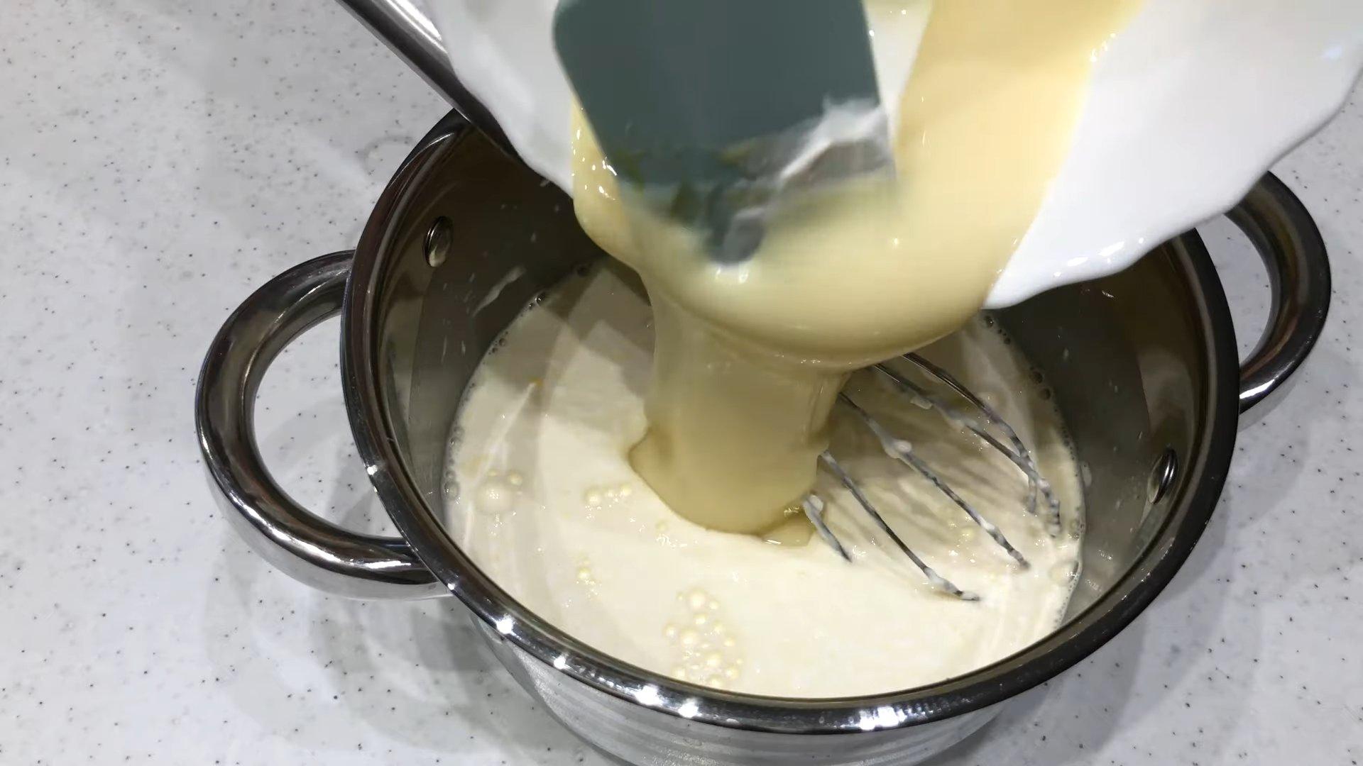 وصفة - كريمة بالحليب المكثف بدون زبدة - الخطوة 8