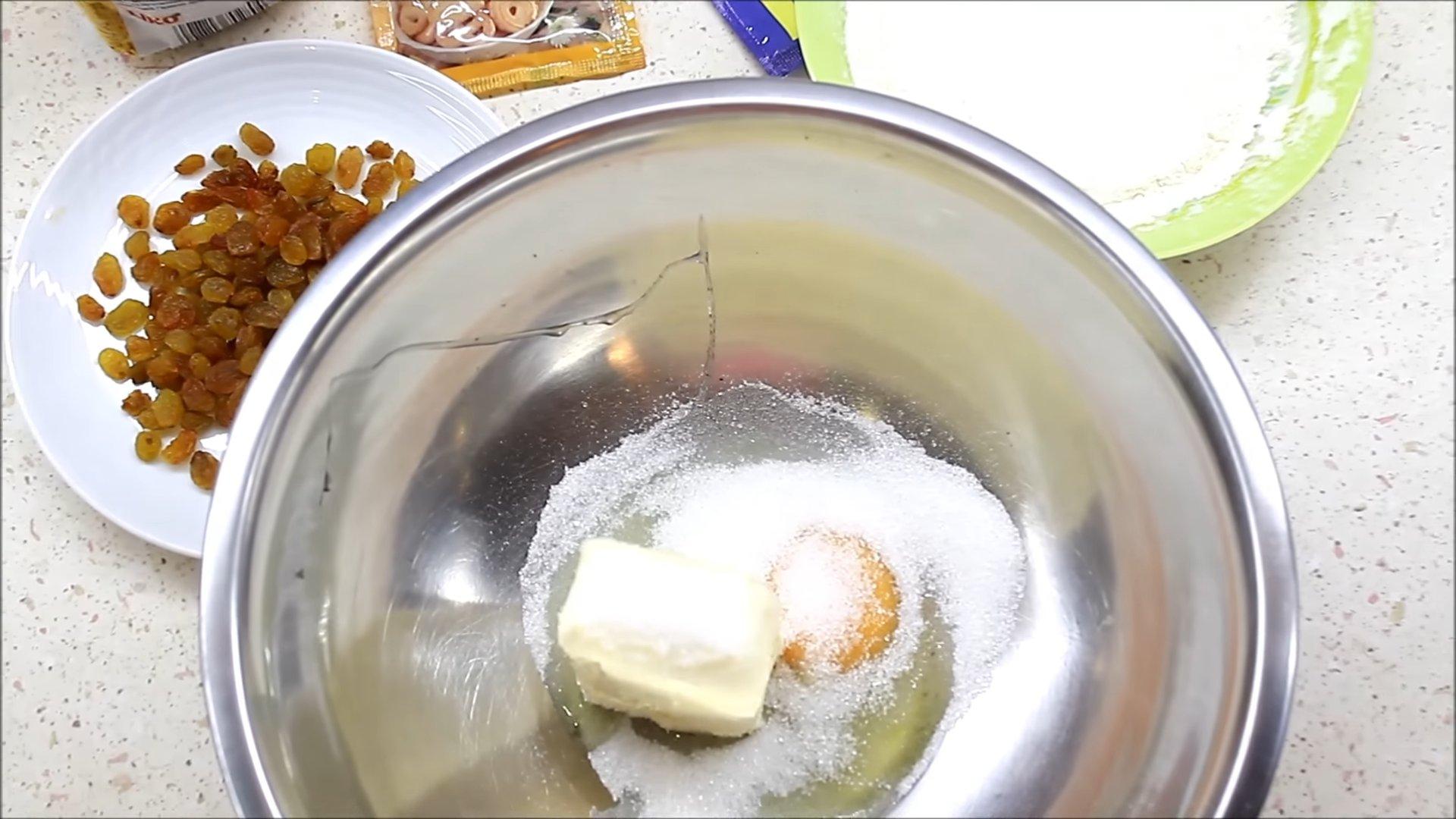 Recepta - Una recepta molt senzilla de galetes de civada i panses "Com a la infància" - Pas 1