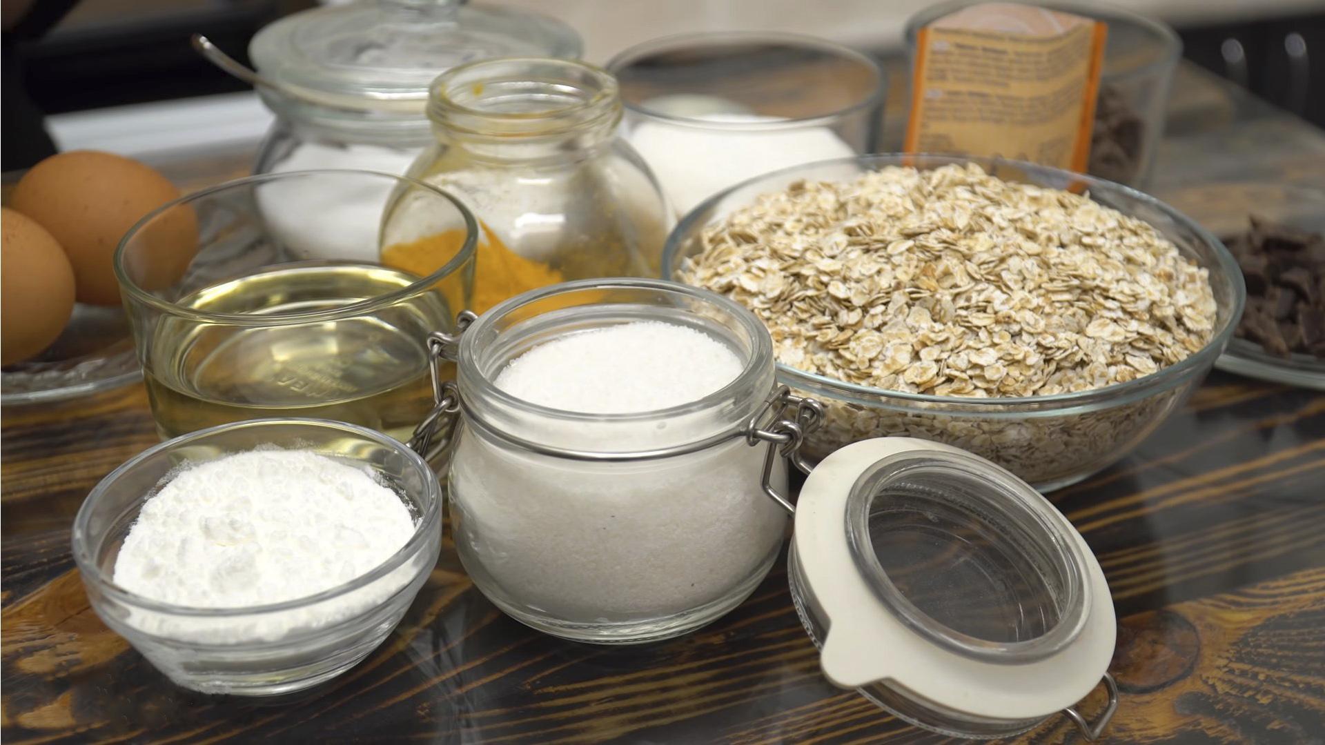 Recepta - Galetes de civada amb xips de xocolata - Pas 1