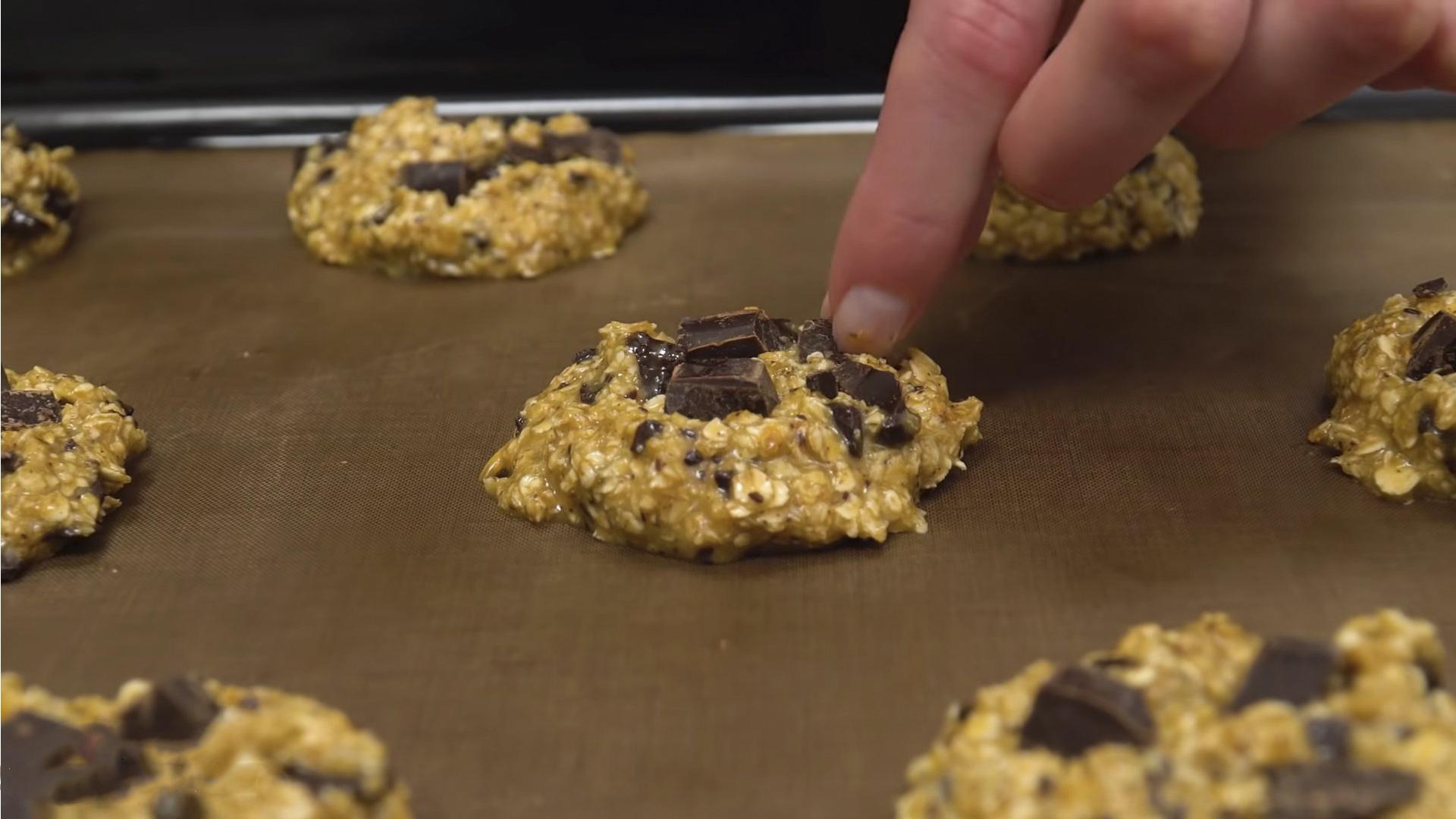 Recepta - Galetes de civada amb xips de xocolata - Pas 10-1