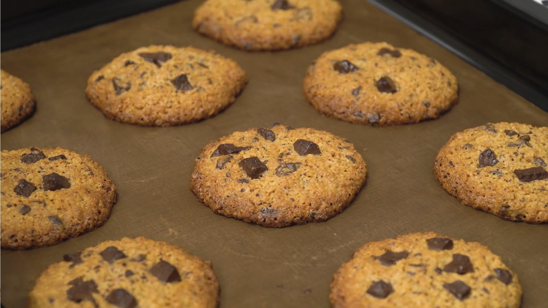 Recepta - Galetes de civada amb xips de xocolata - Pas 11