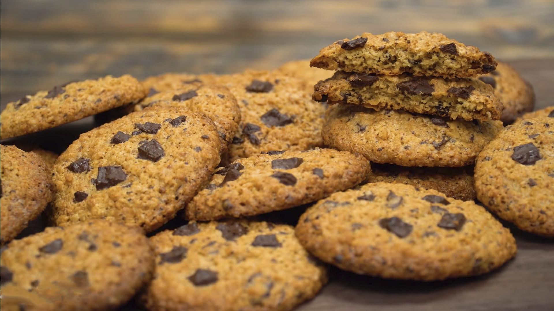 Recepta - Galetes de civada amb xips de xocolata - Pas 12