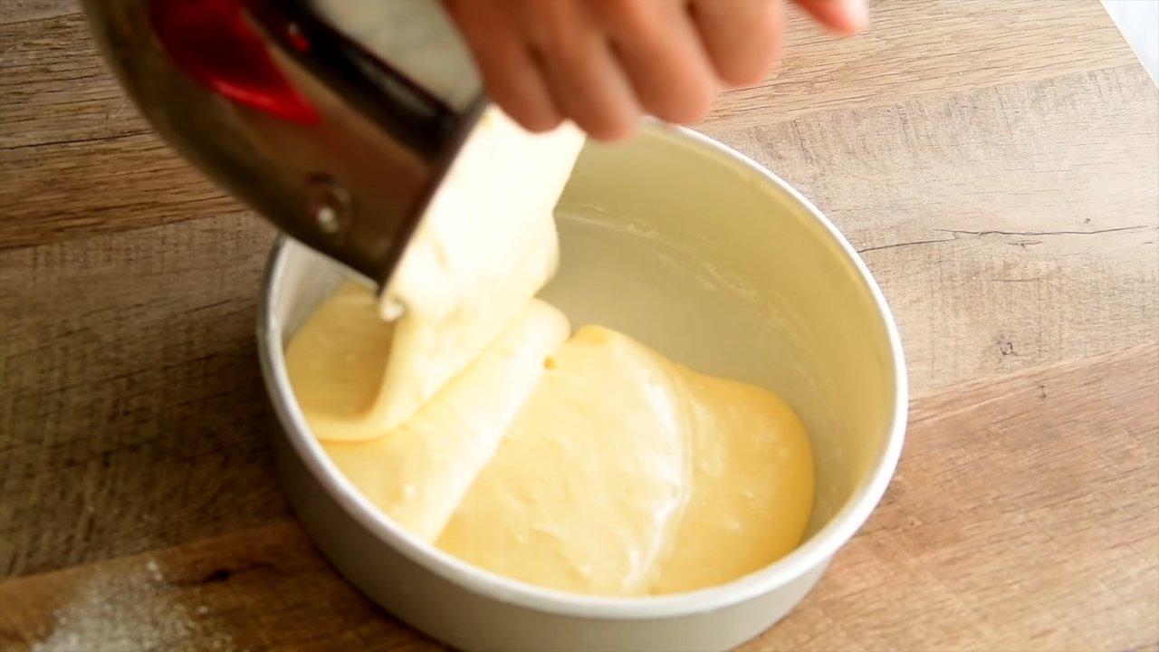 وصفة - كيكة إسفنجية جينواز مع خلاصة الفانيليا - الخطوة 6