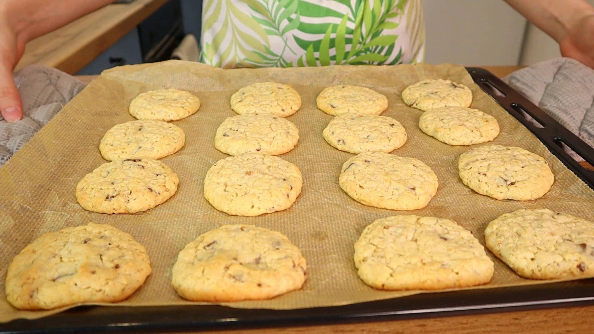 Recepta - Galetes de civada amb xips de xocolata - Pas 10-2