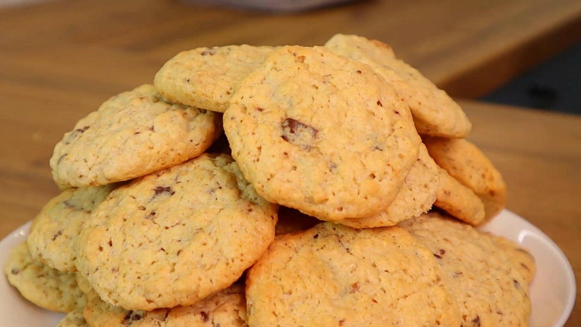 Recepta - Galetes de civada amb xips de xocolata - Pas 11