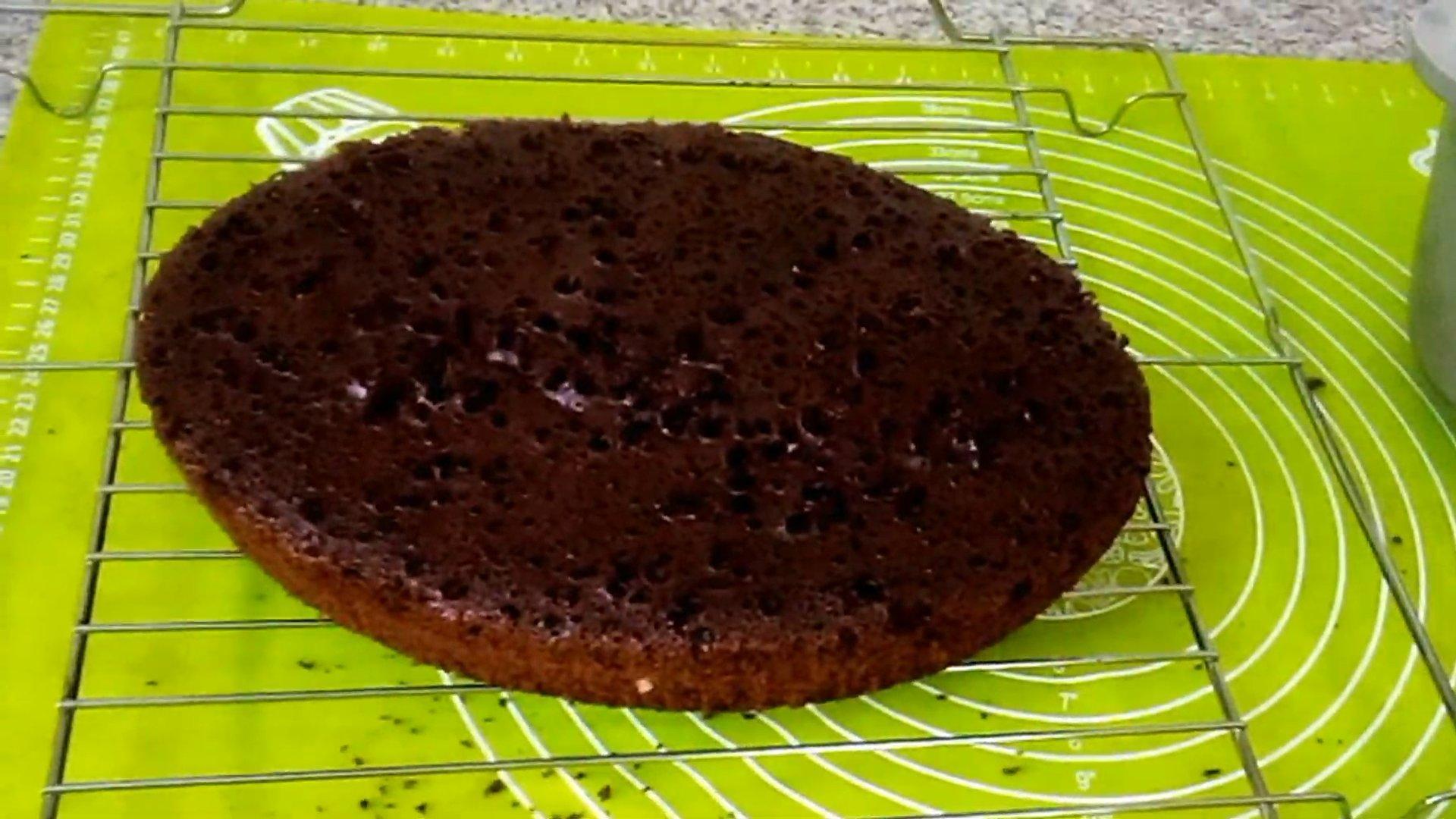 وصفة - كيكة إسفنجية بالشوكولاتة من نوع جينواز - الخطوة 8