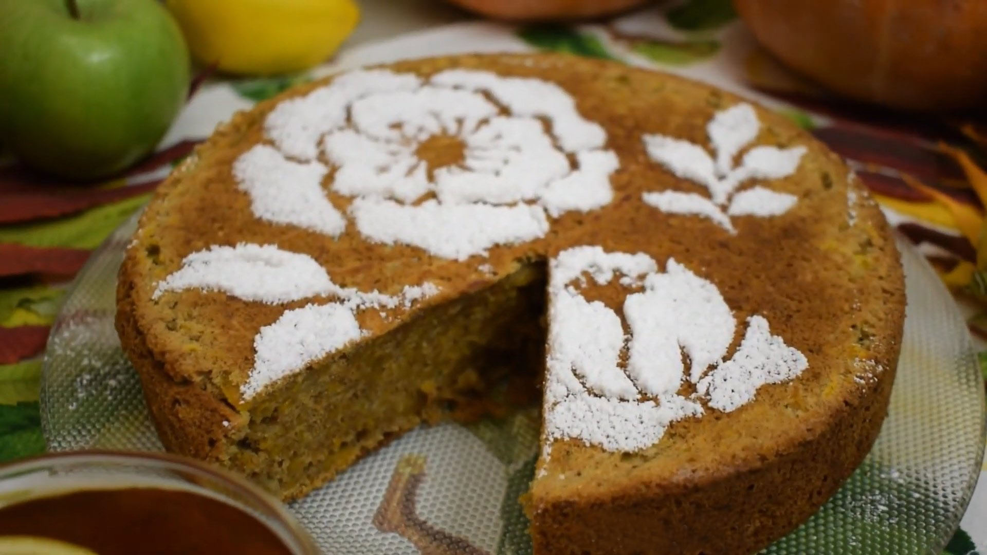 Recepta - Pastís de carbassa amb pomes i canyella - Pas 8