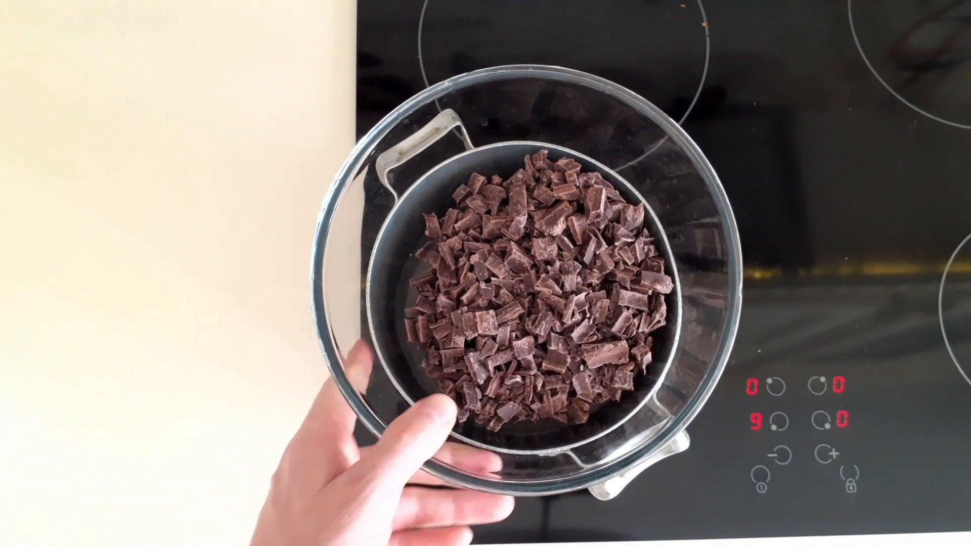 وصفة - كريمة الجبن بالشوكولاتة - الخطوة 2