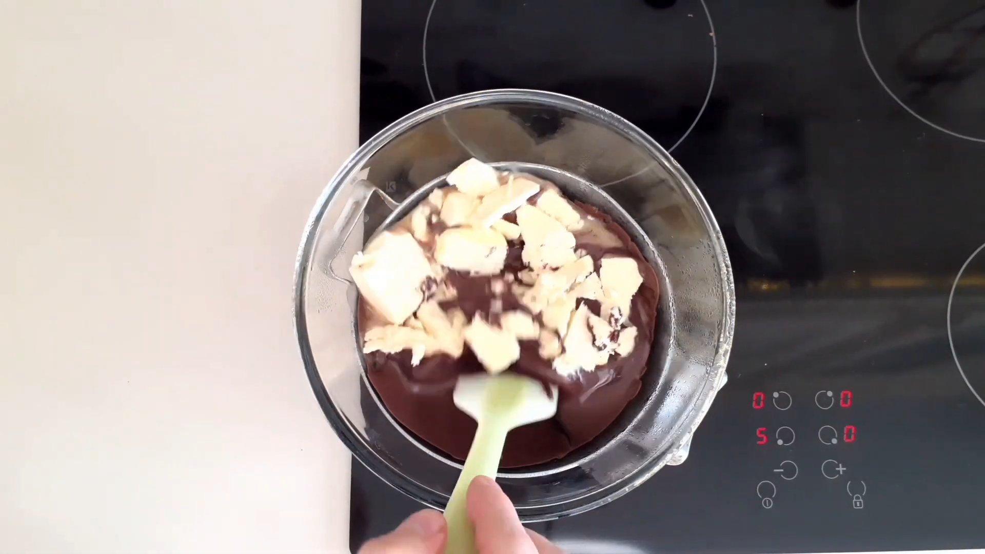 وصفة - كريمة الجبن بالشوكولاتة - الخطوة 3