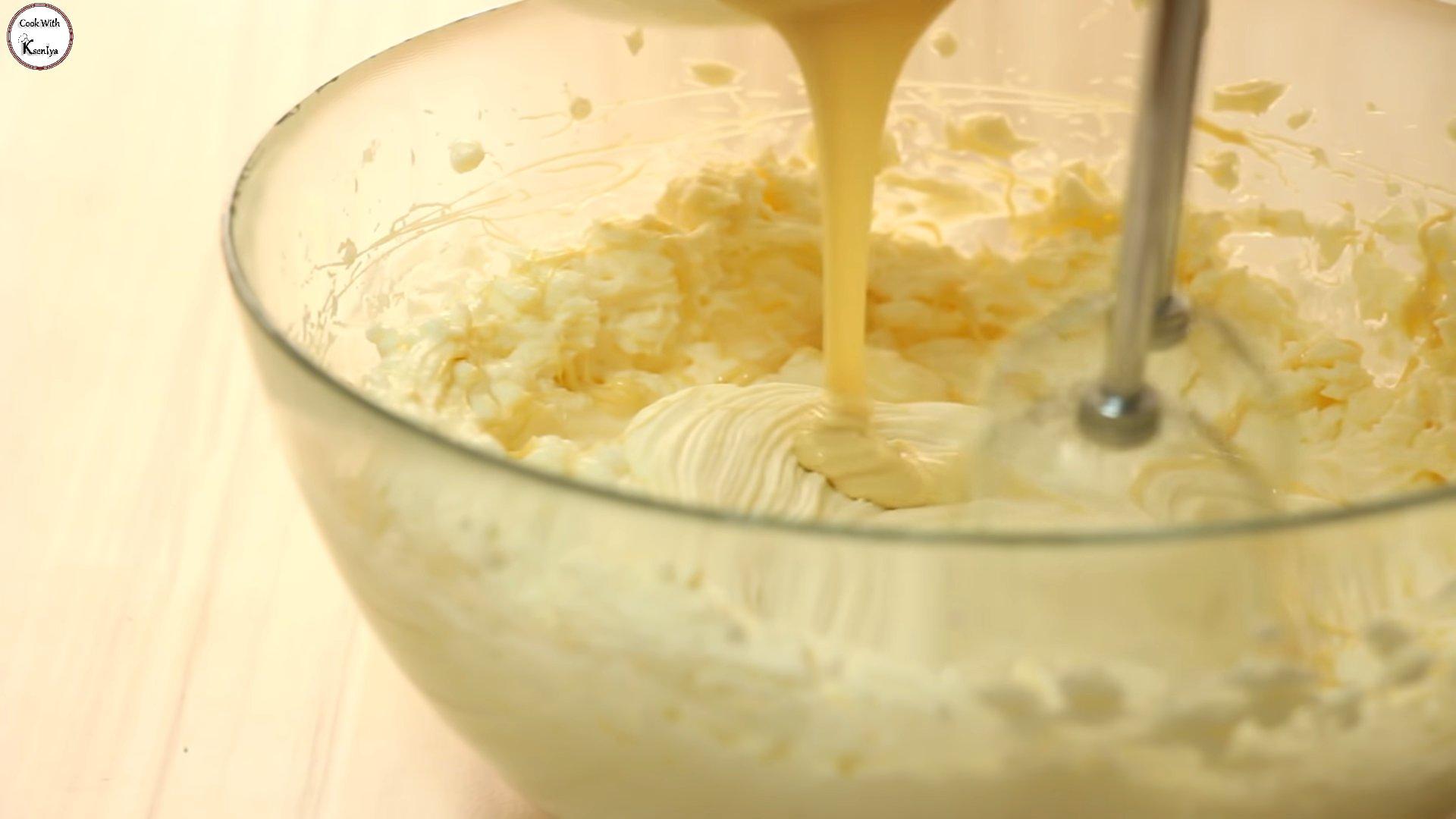 وصفة - كريمة الجبن بالشوكولاتة البيضاء للتزيين بالطبقات - الخطوة 3