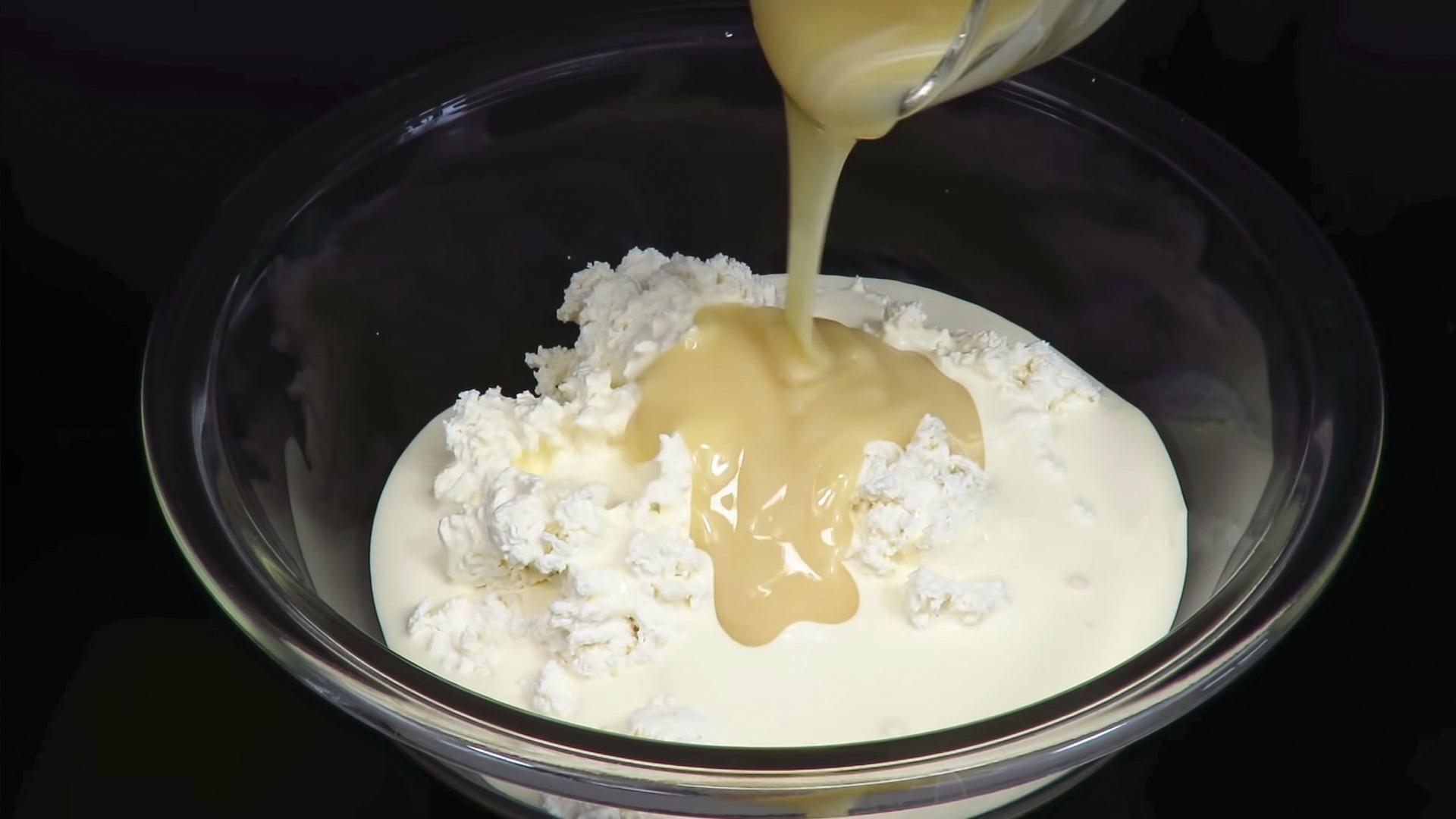 وصفة - كريمة الزبادي اللذيذة للكيك مع الحليب المكثف - الخطوات 3-2