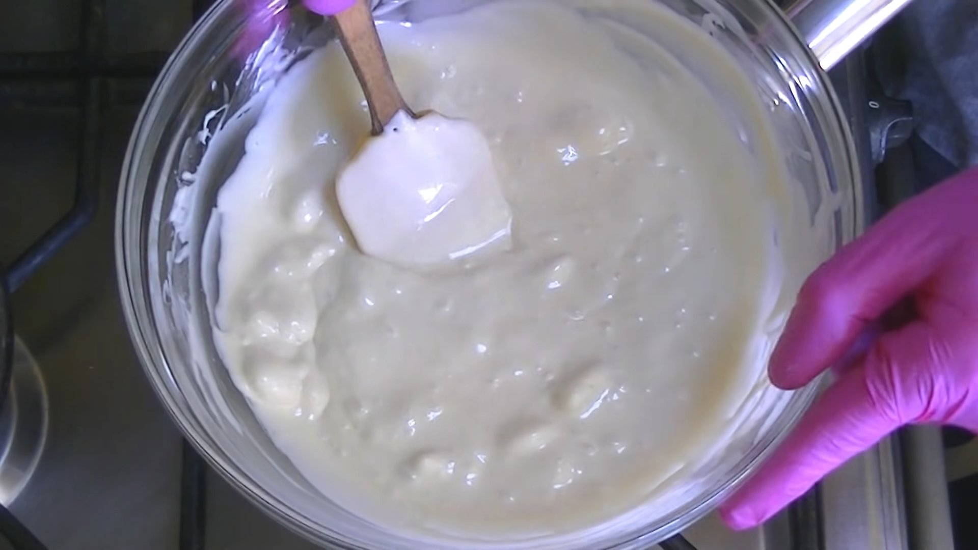 Recepta - Ganache de xocolata per a la capa de pastís - Pas 5