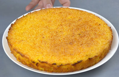 فطيرة اليقطين والتفاح المخبوزة - صورة