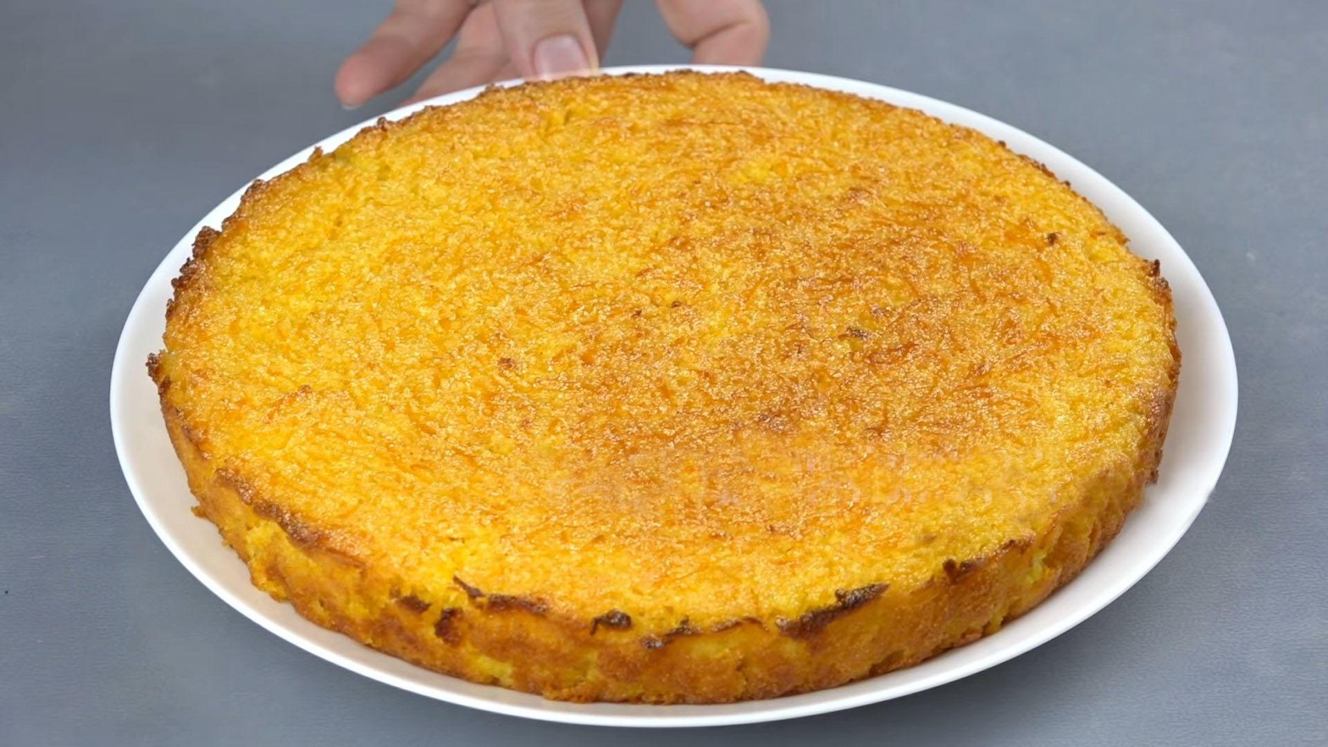 Recepta - Pastís de carbassa i poma amb sèmola - Pas 7